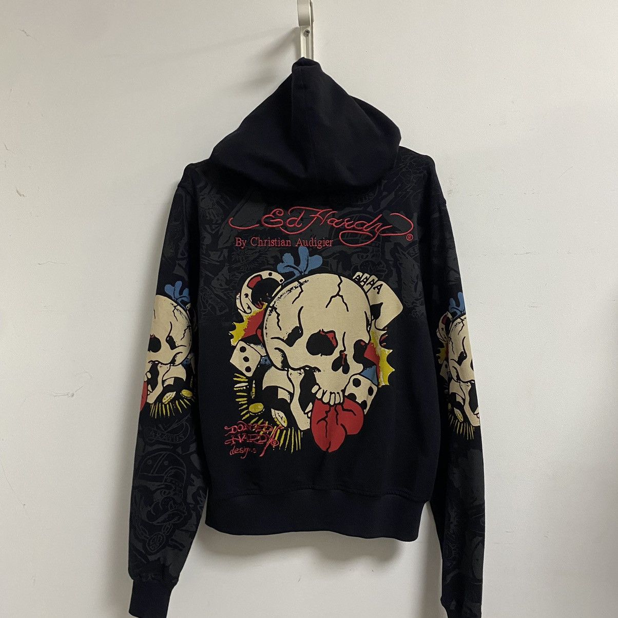 Ed Hardy Vintage Ed Hardy hoodie christian audigier Size US XL / EU 56 / 4 - 1 Thumbnail