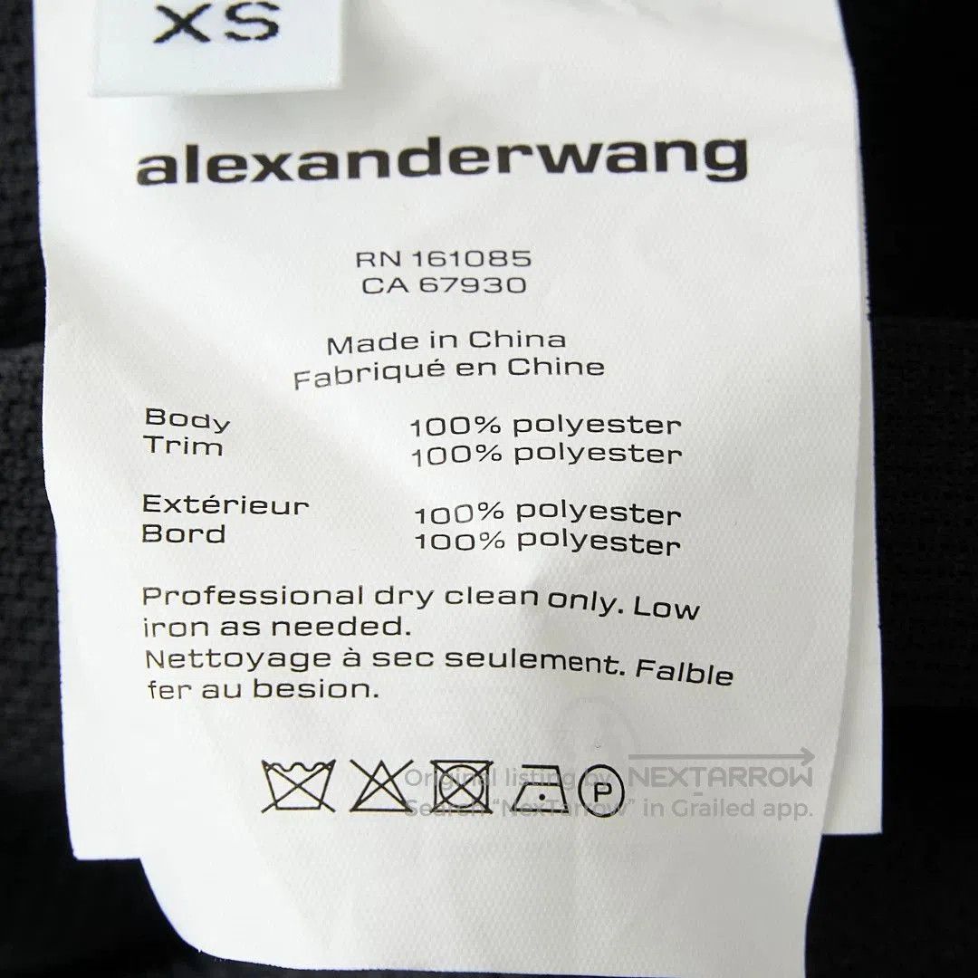 Alexander Wang Alexander Wang Black Striped Cropped Jacket. Size M / US 6-8 / IT 42-44 - 7 Thumbnail