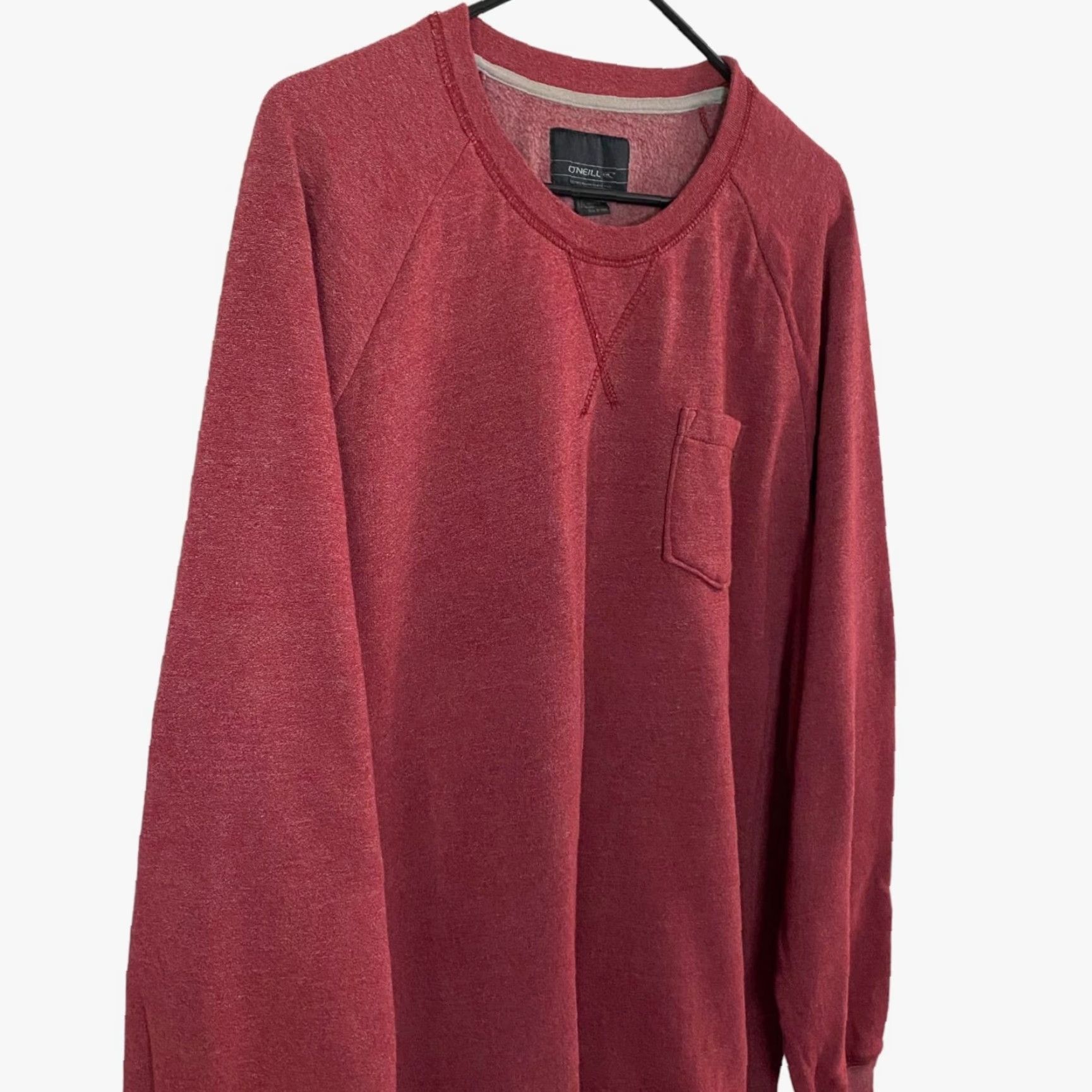 O'Neill O'Neill Sweatshirt Crewneck Long Sleeve Pocket Pullover Red Men XXL Size 2XL Pullover Sweatshirt Cotton Blend Pockets Mens Size US XXL / EU 58 / 5 - 4 Thumbnail