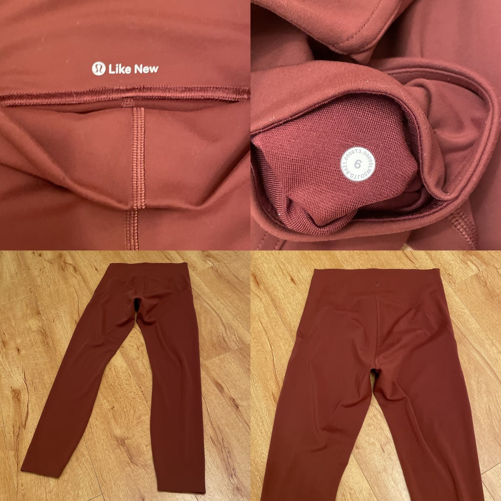 Lululemon Lululemon Instill High-Rise Tight Leggings, Size 6, 25" Copper Brown Excellent Size 28" / US 6 / IT 42 - 8 Thumbnail