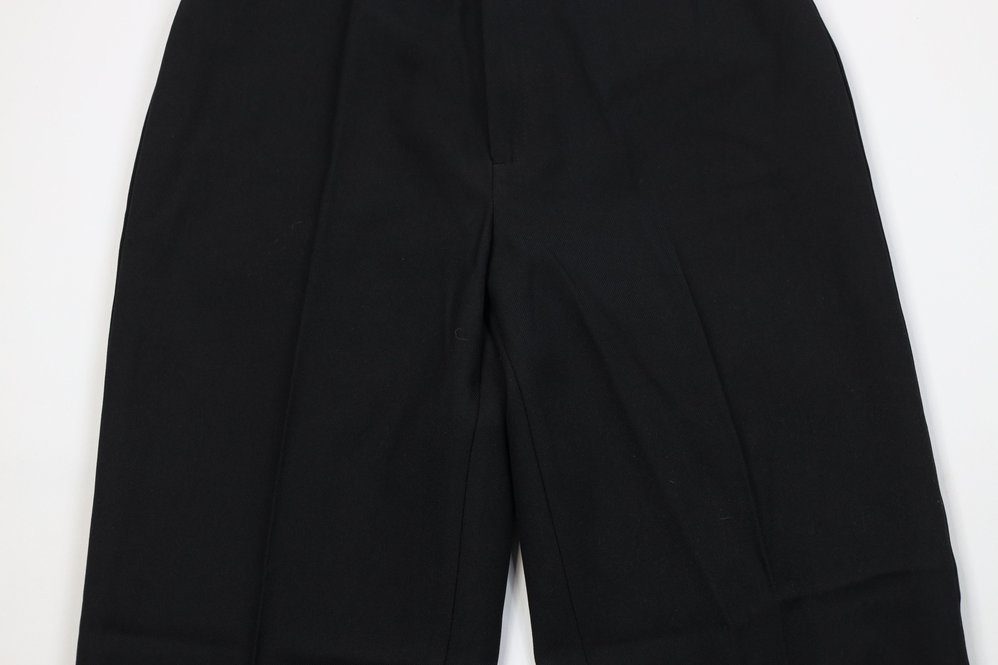 Levi's Vintage 70s 80s Levis Knit Flared Wide Leg Pants Black USA Size 36" / US 14 / IT 50 - 3 Thumbnail