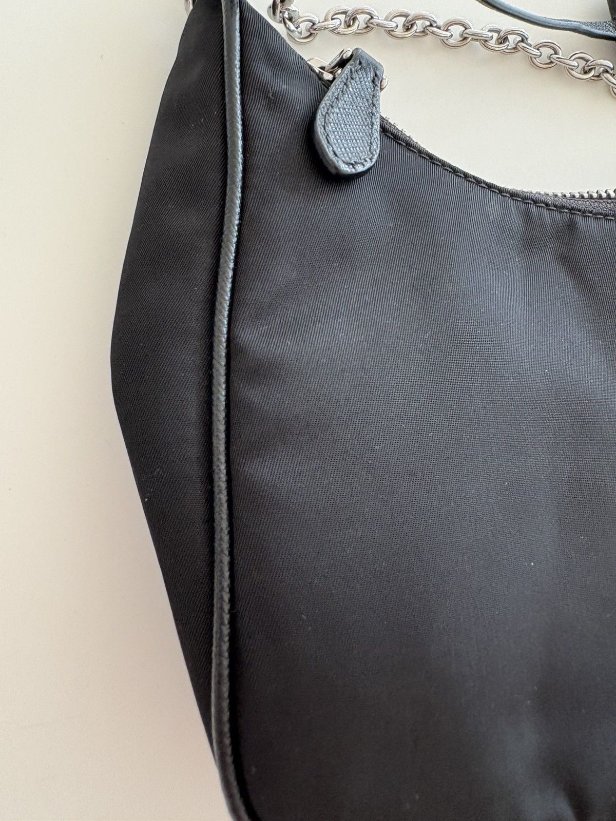 Prada Re-edition 2005 cloth handbag Prada Black Size ONE SIZE - 10 Thumbnail