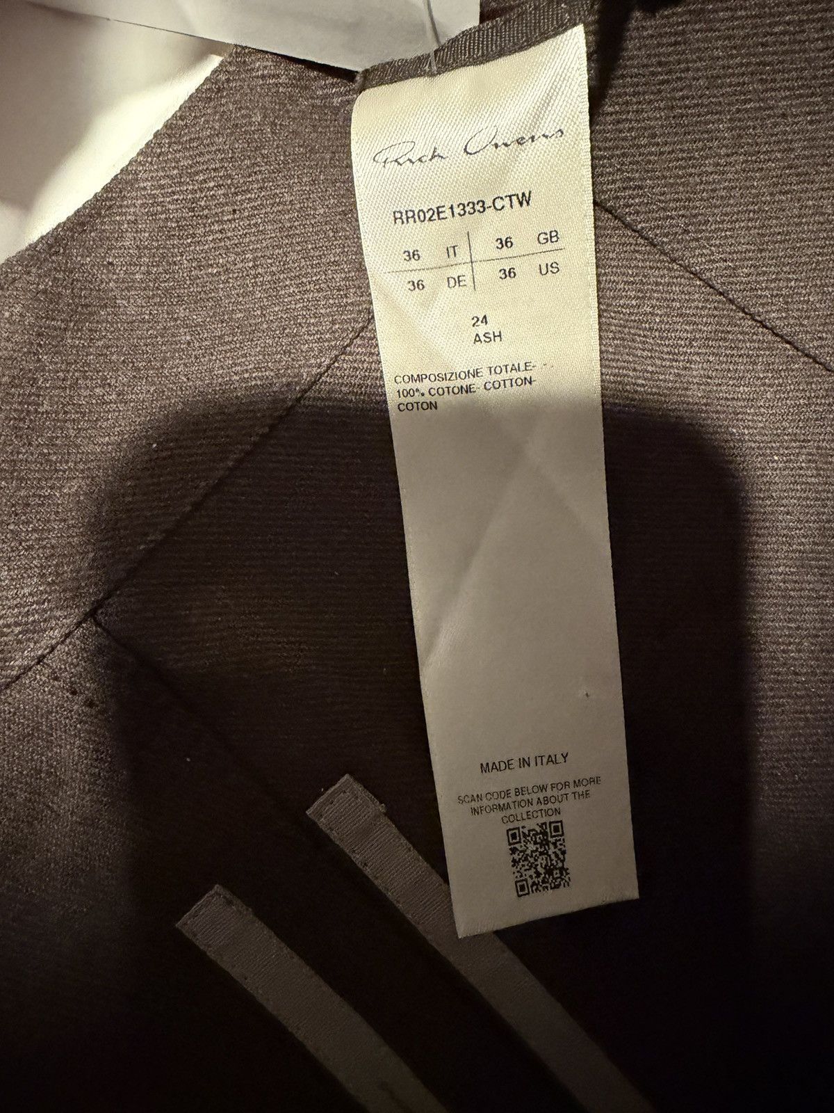 Rick Owens Rick Owens 2025 wide leg pants. 52/36/XL.$1320 Size US 36 / EU 52 - 4 Thumbnail
