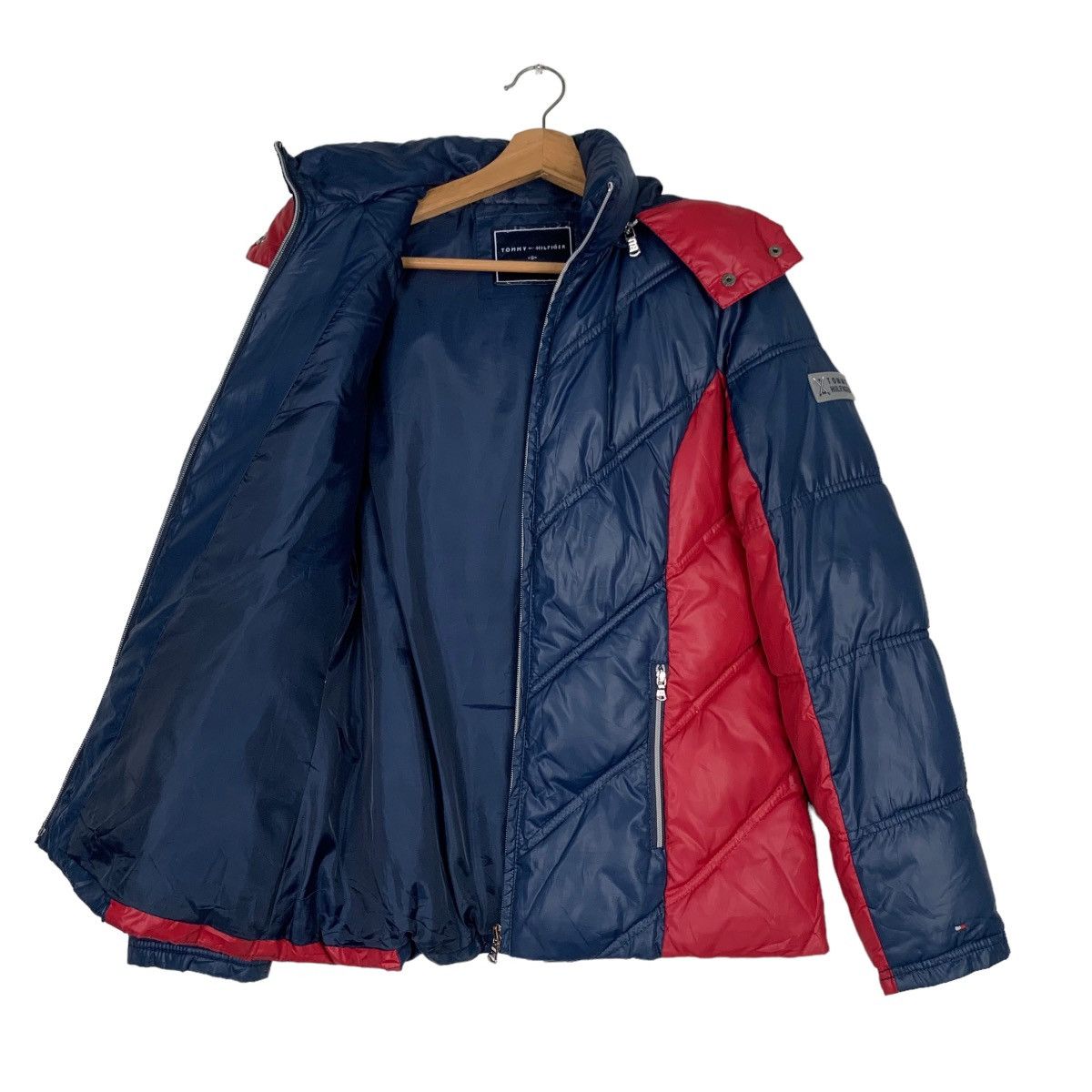 Tommy Hilfiger TOMMY HILFIGER Hooded Puffer Jacket / Down Jacket #0348-C16 Size US S / EU 44-46 / 1 - 10 Thumbnail