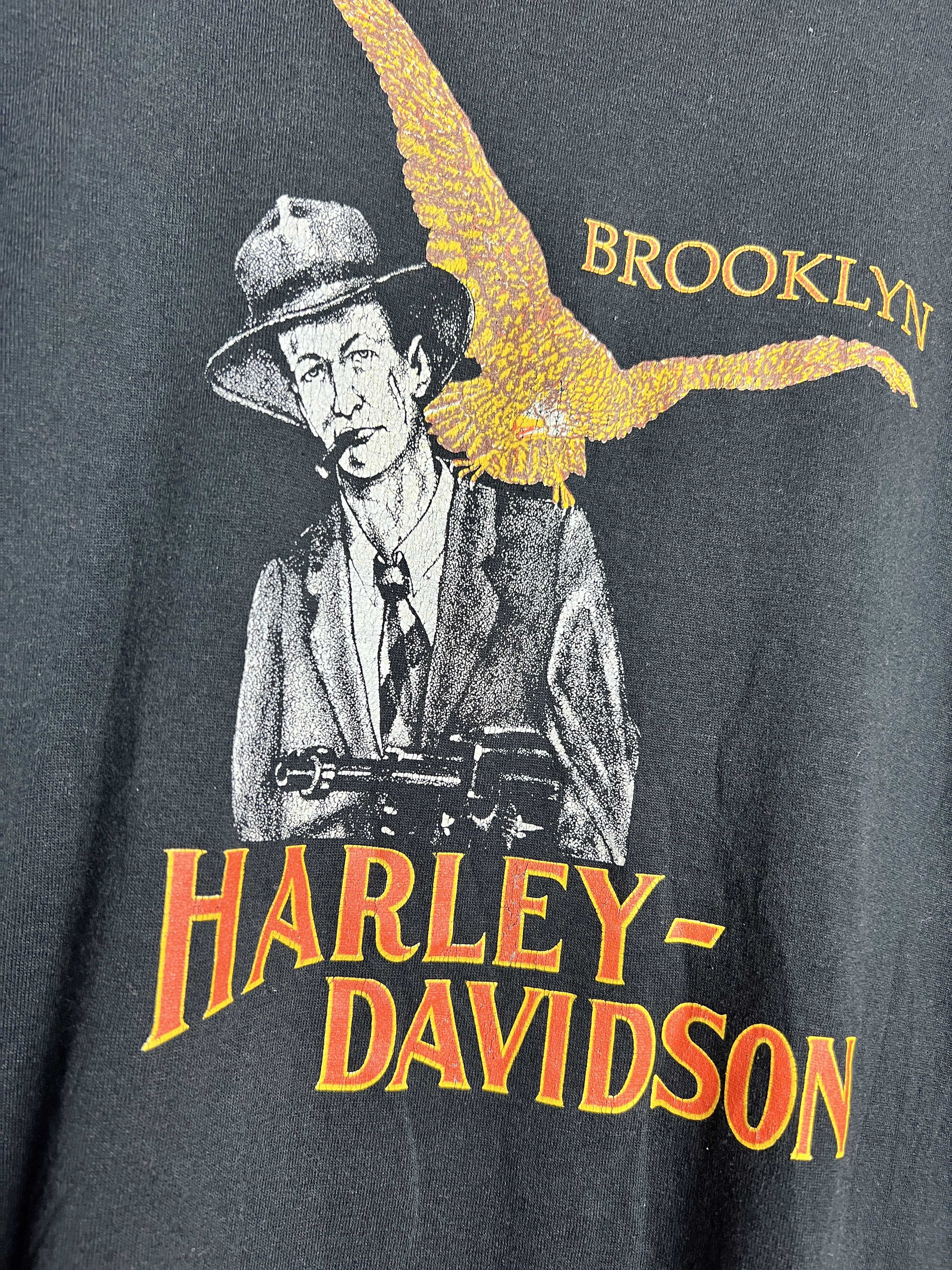 Vintage Rare Harley-Davidson Brooklyn, NY Graphic T-Shirt | Grailed