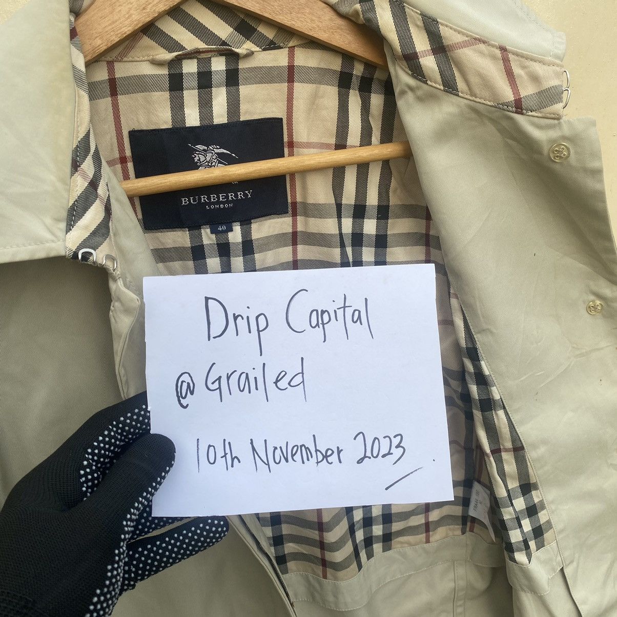 Burberry Burberry Nova Check Trench Coat Parka Size US M / EU 48-50 / 2 - 9 Thumbnail