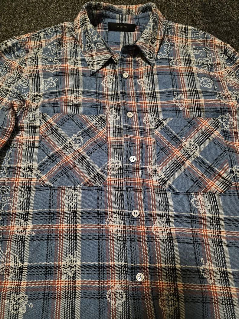 Amiri Amiri Cashew flower shirt Size US XL / EU 56 / 4 - 2 Thumbnail