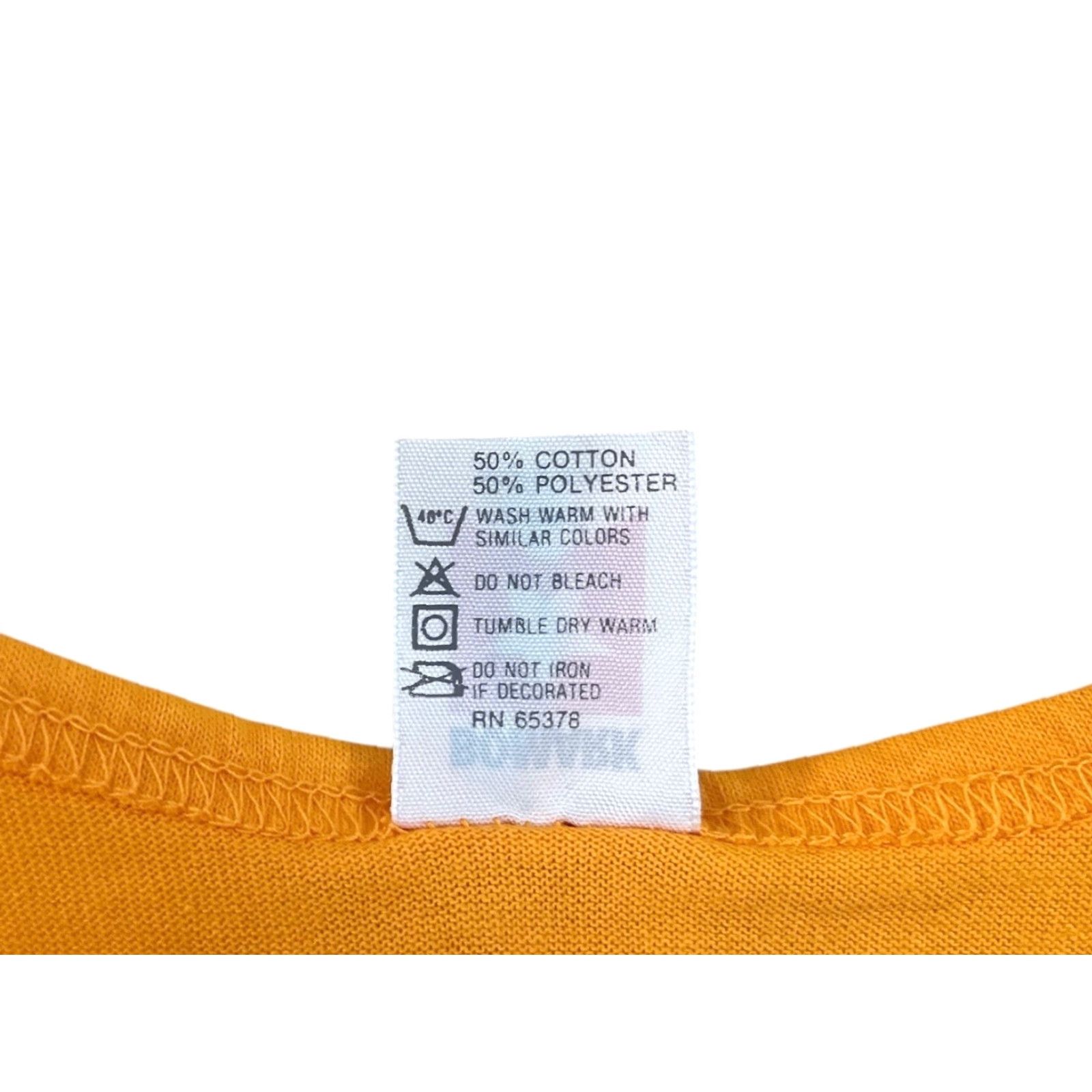Vintage VINTAGE Bomark Tank Top Shirt Mens S Deadstock NWOT Made in USA 90s Athletic Gold Yellow Cotton/Poly Blend Solid 28.5” Long 23” Across Mens Size US S / EU 44-46 / 1 - 4 Thumbnail