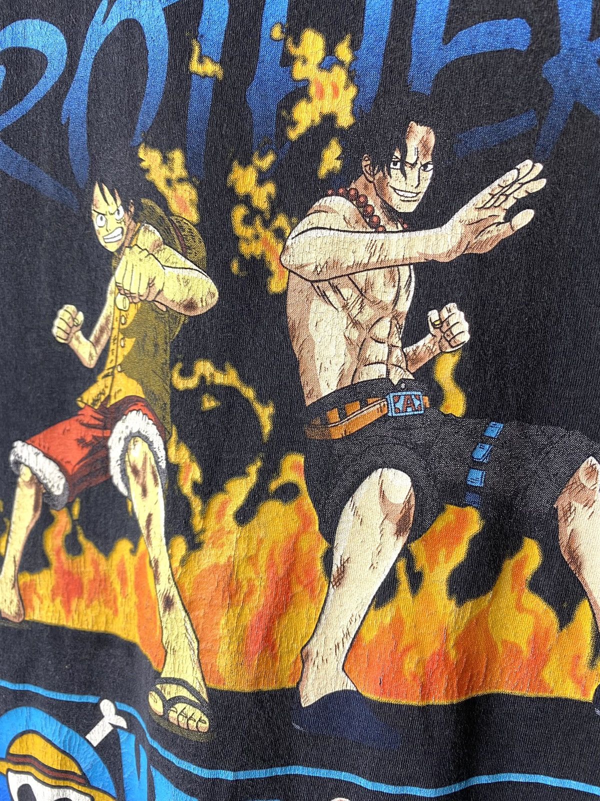 Anime Vintage 00’s Brothers One Piece Japan Cartoon T Shirt Anime Size US M / EU 48-50 / 2 - 4 Thumbnail