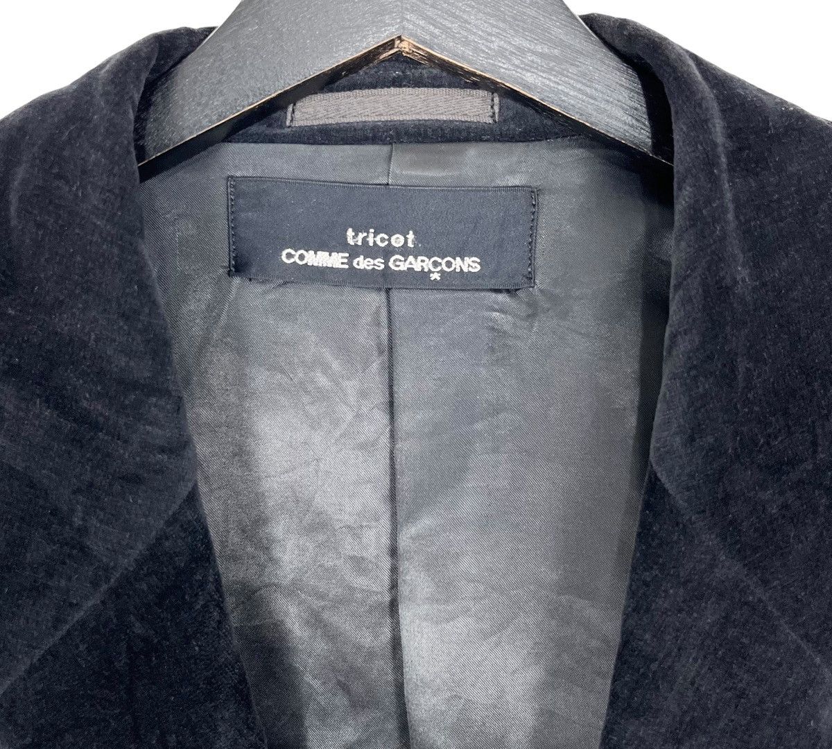 Comme des Garcons × Tricot Comme des Garcons × Vintage Vintage Comme des Garçons Tricot Asymmetrical Cropped Jacket Size S / US 4 / IT 40 - 4 Thumbnail