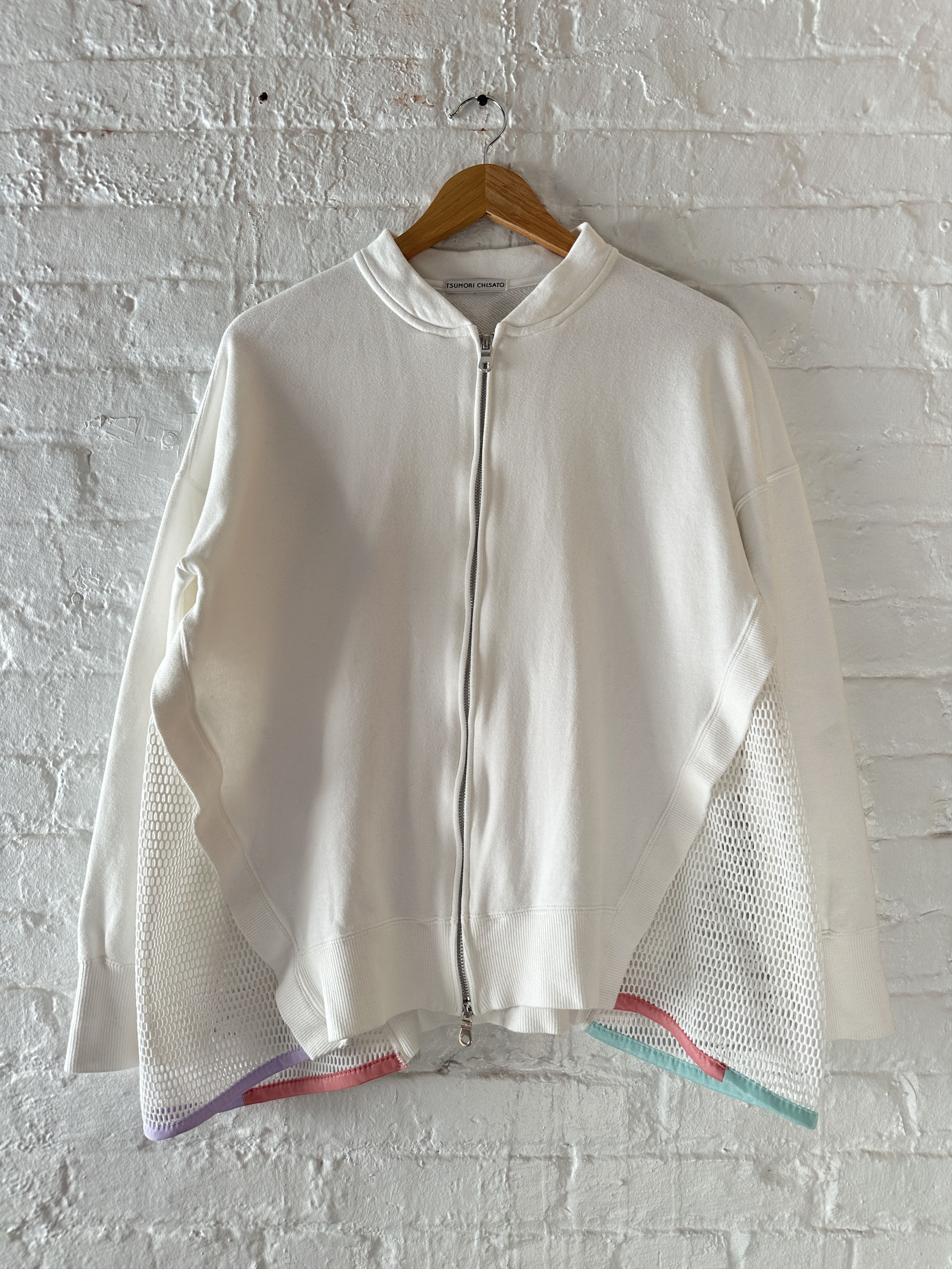 Tsumori Chisato Tsumori Chisato Paneled Mesh Zip Jacket Size US M / EU 48-50 / 2 - 1 Thumbnail