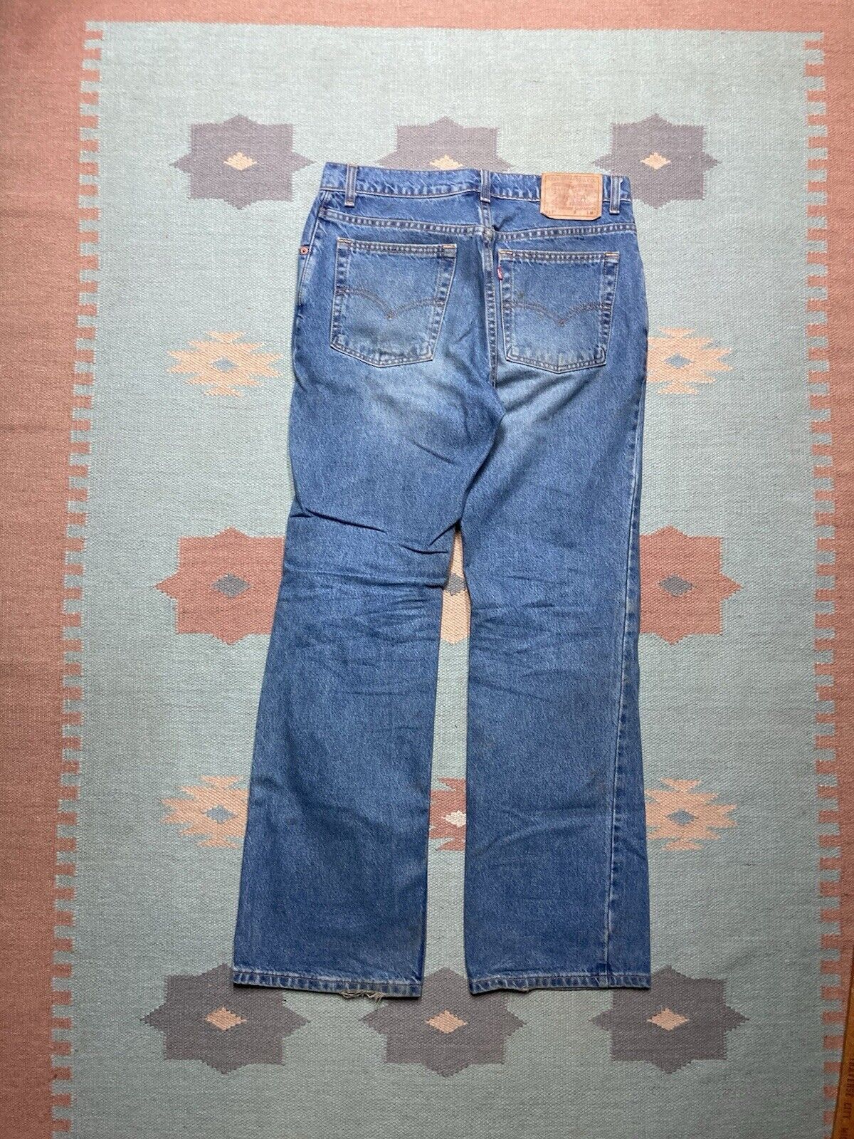 Levi's × Vintage Levi’s 517 jeans boot cut low rise dark USA women’s 13 32x31 Size 32" / US 10 / IT 46 - 1 Thumbnail