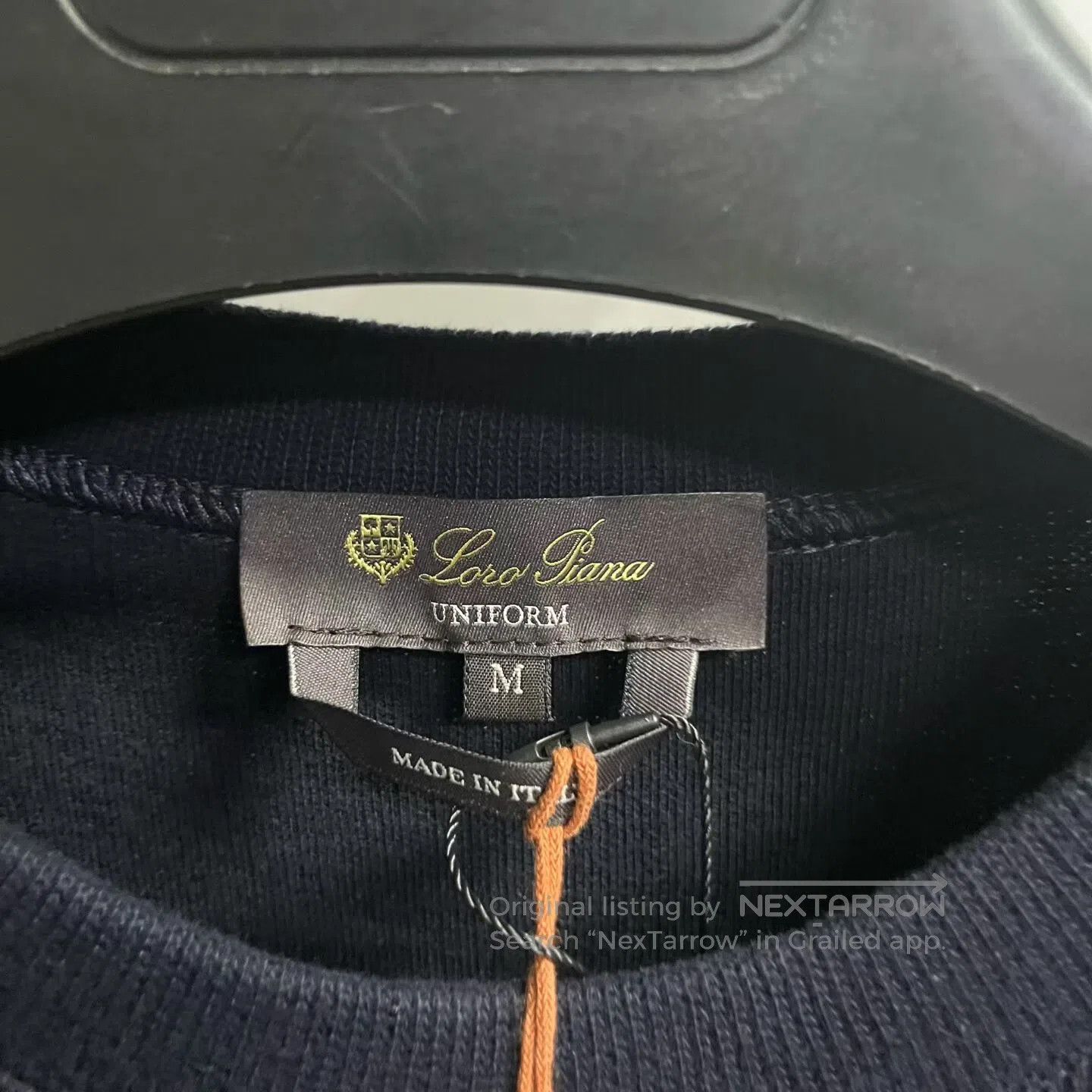 Dior Dior New dark blue embroidered round-neck long-sleeved hoo Size M / US 6-8 / IT 42-44 - 2 Thumbnail