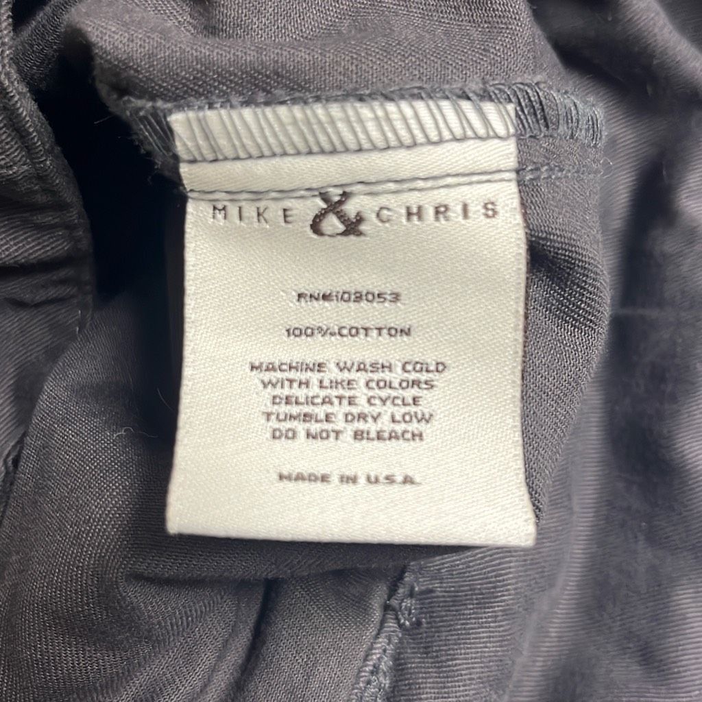 Other Mike & Chris Womens 2 Vintage Y2K Gray Belted 100% Cotton Pa Size 26" / US 2 / IT 38 - 9 Thumbnail