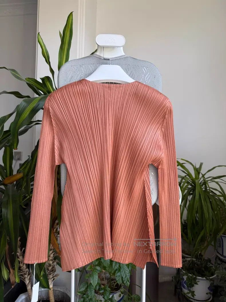 Issey Miyake Issey Miyake Caramel Brown Cardigan Size L / US 10 / IT 46 - 7 Thumbnail