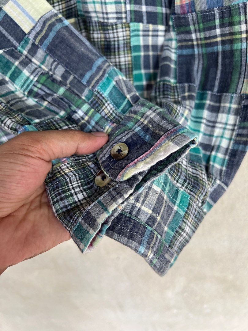 Japanese Brand Jungle Storm Patchwork Fashion Shirt Button Up Size US M / EU 48-50 / 2 - 7 Thumbnail