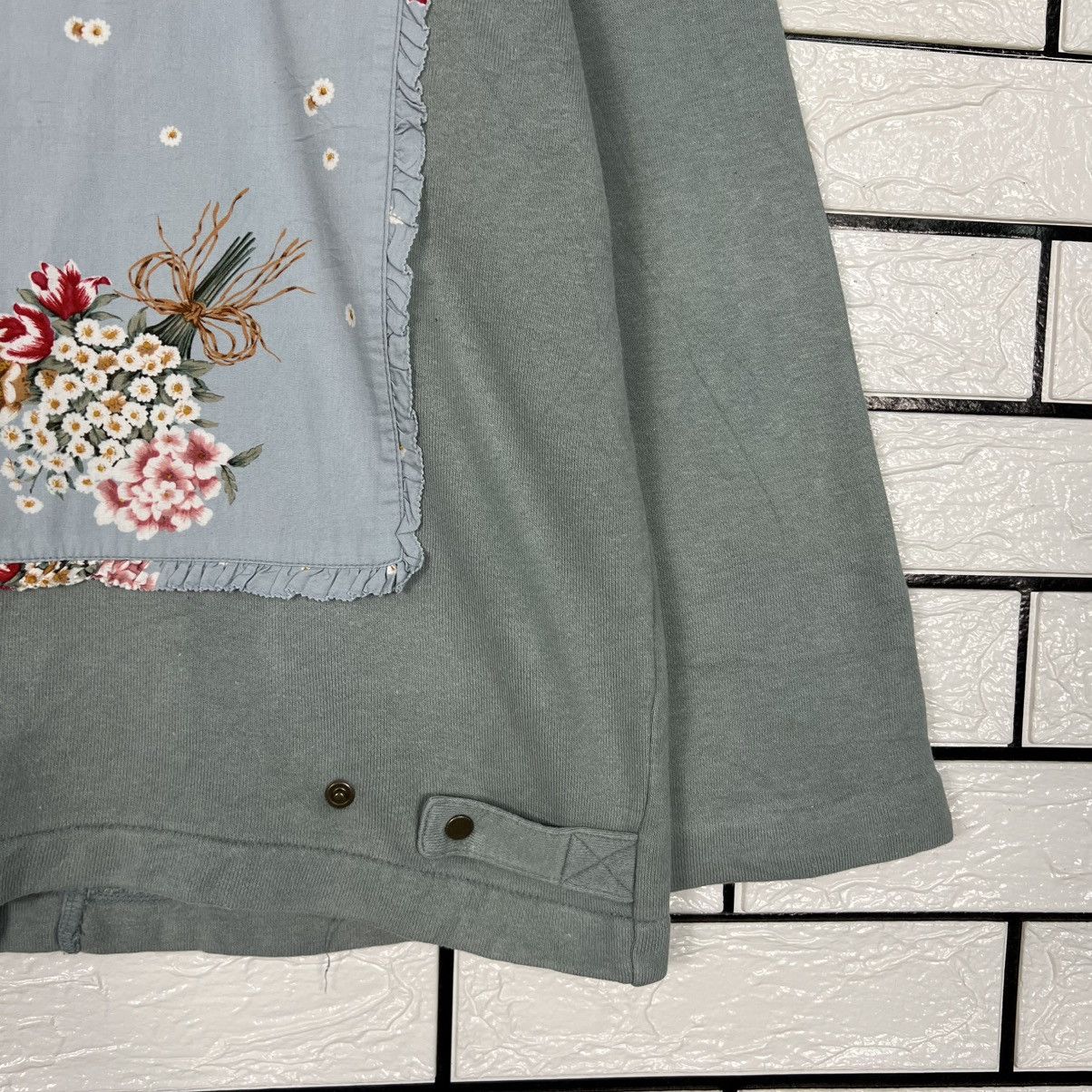 Pink House PINK HOUSE Big Logo Floral Snap Button Jacket #4090-C186 Size L / US 10 / IT 46 - 17 Thumbnail