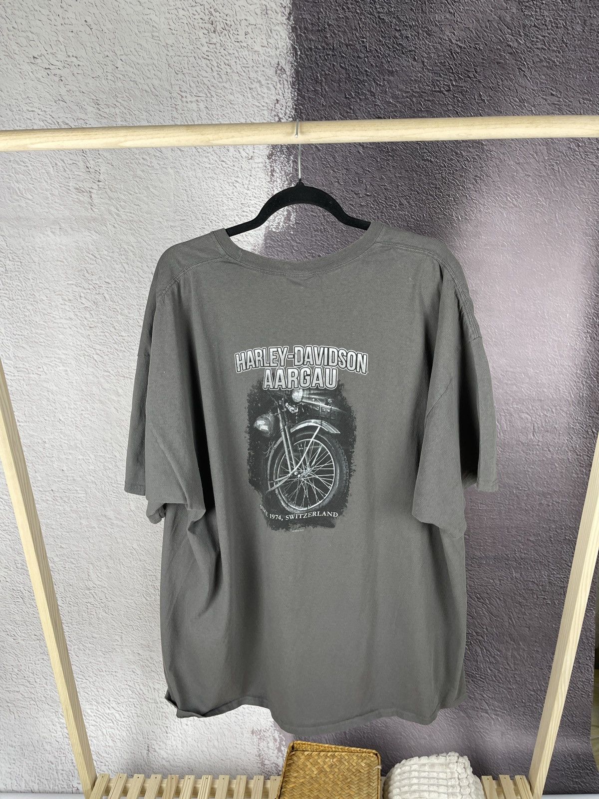 Harley Davidson Harley-Davidson tee Mens 3XL Skull Punisher Graphic Aargau Size US XXL / EU 58 / 5 - 9 Thumbnail
