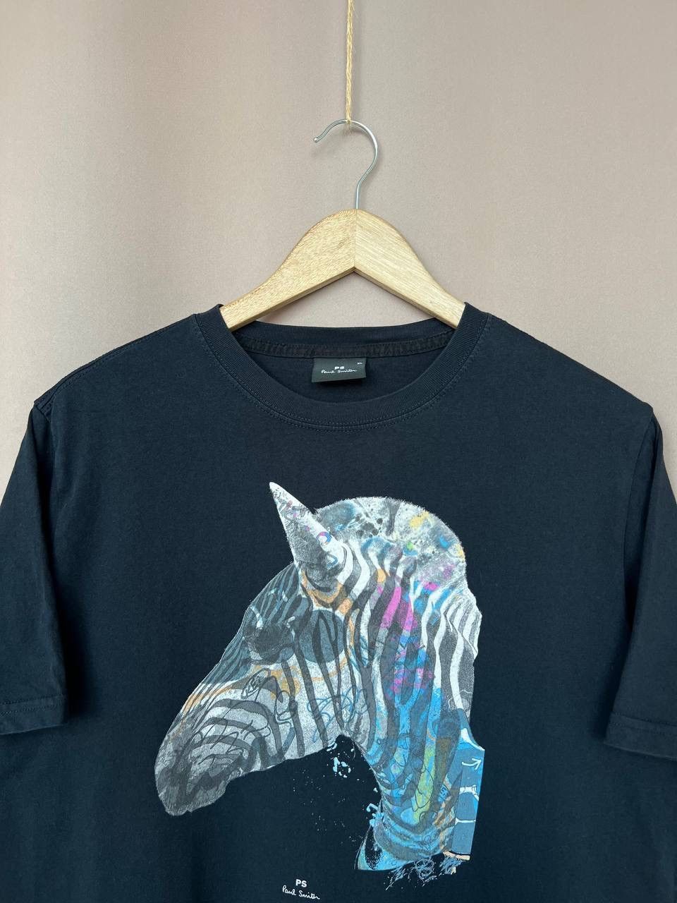Paul Smith Paul Smith Zebra Logo T-Shirt Mens Size L/XL Short Sleeve Size US XL / EU 56 / 4 - 2 Thumbnail