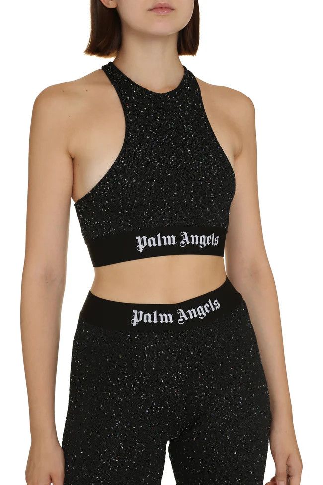 Palm Angels o1y1225 Crop Top in Black Size XXS / US 00 / IT 34 - 5 Thumbnail