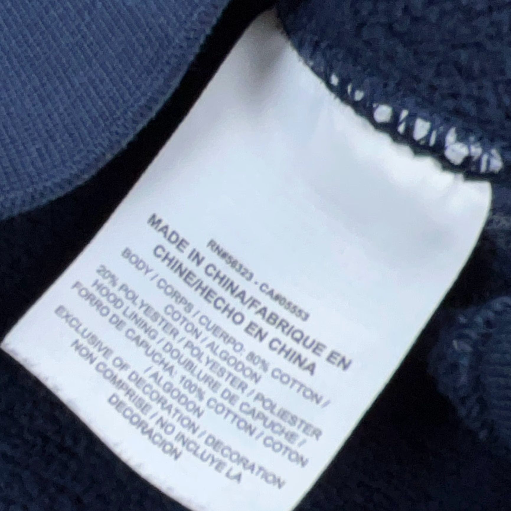 Nike Nike Hoodie Men M Blue Sweatshirt Graphic Print Logo Pullover Jacket Cotton Blend Fleece Hooded All Seasons Regular Moisture Wicking Pockets Size US M / EU 48-50 / 2 - 5 Thumbnail