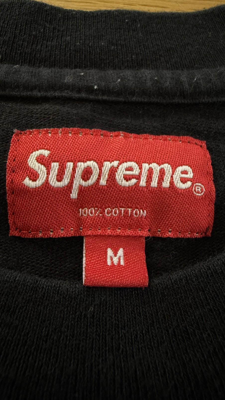 Supreme Supreme Heavyweight Pocket Tee Medium Black Size US M / EU 48-50 / 2 - 3 Thumbnail