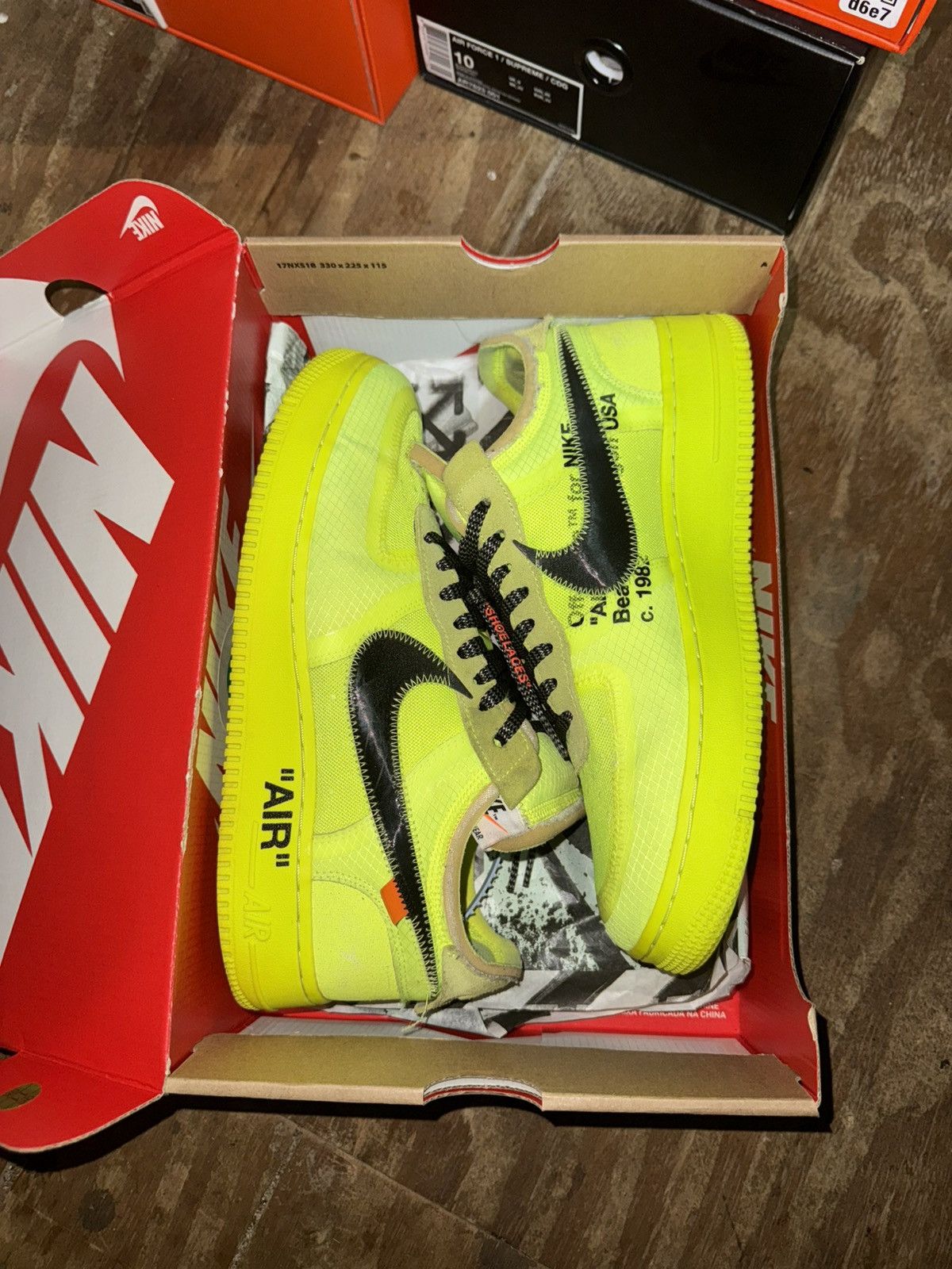 Nike × Off-White The 10 : Nike Air Force 1 Low Volt Size US 10.5 / EU 43-44 - 2 Thumbnail