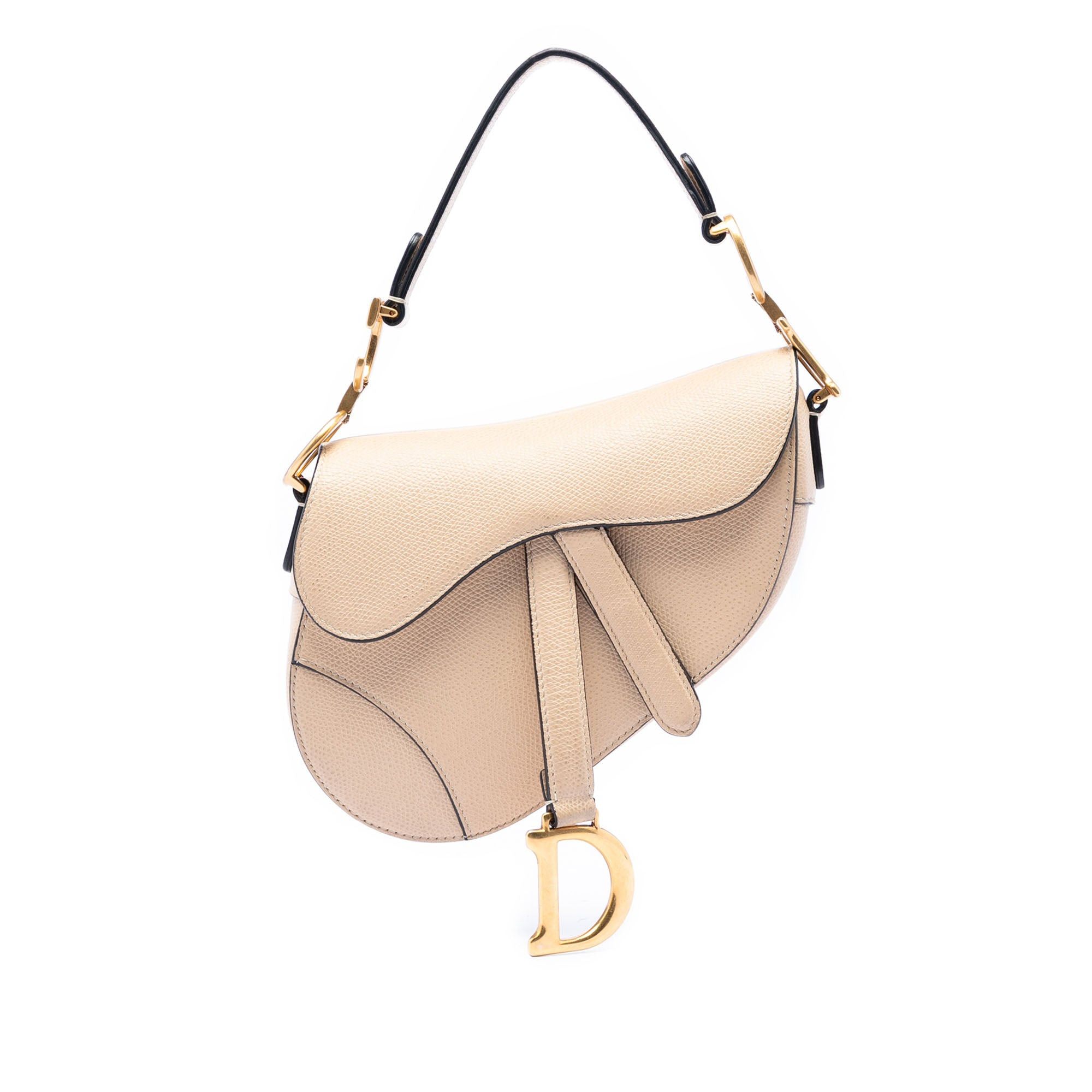 Dior Mini Grained Calfskin Saddle Bag Size ONE SIZE - 1 Thumbnail