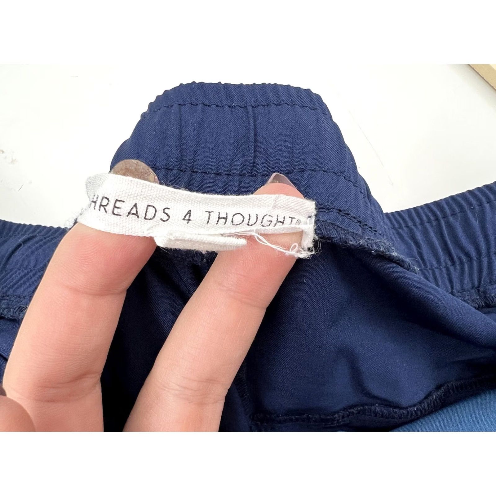 Threads 4 Thought Threads 4 Thought Shorts Mens Slim Blue 2XL Beach Casual Knit Inseam 6 Button Drawstring Pocketless Size US 39 - 4 Thumbnail