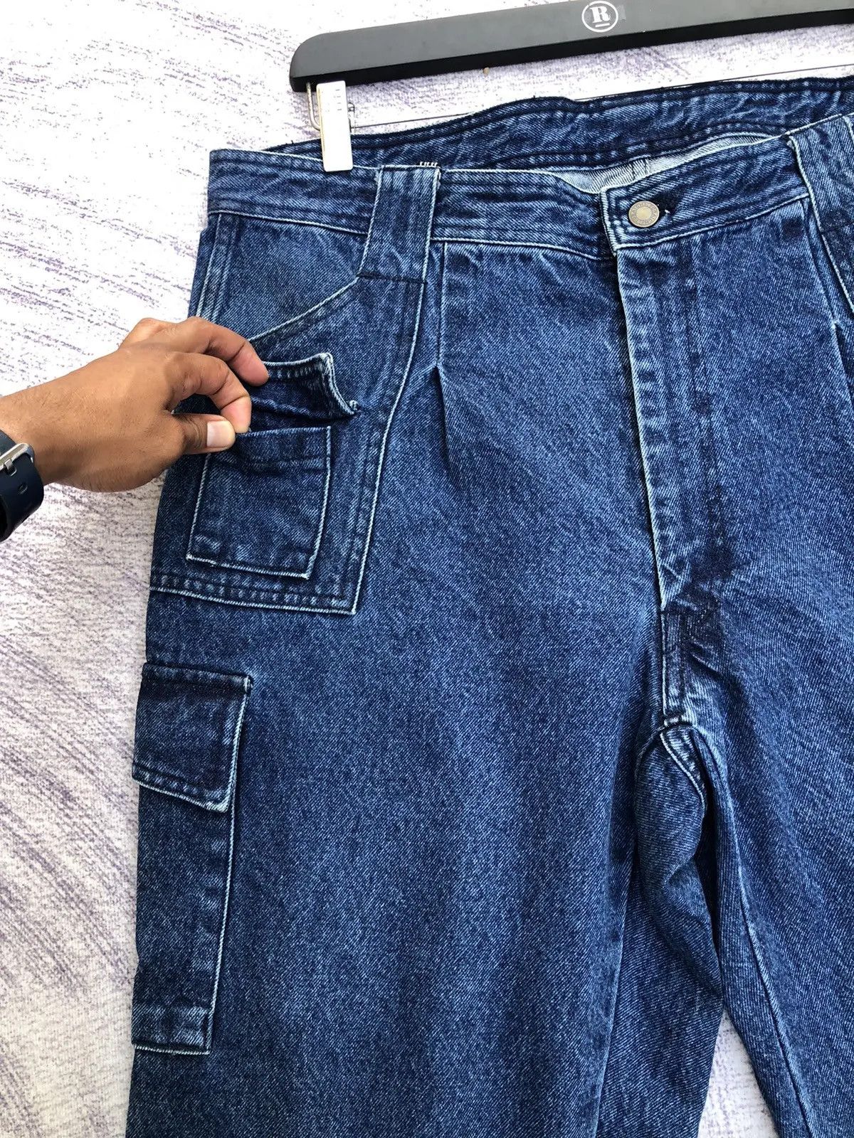 Japanese Brand Jeans Cargo Pants 7 Pocket Big Size W36 Size US 36 / EU 52 - 6 Thumbnail