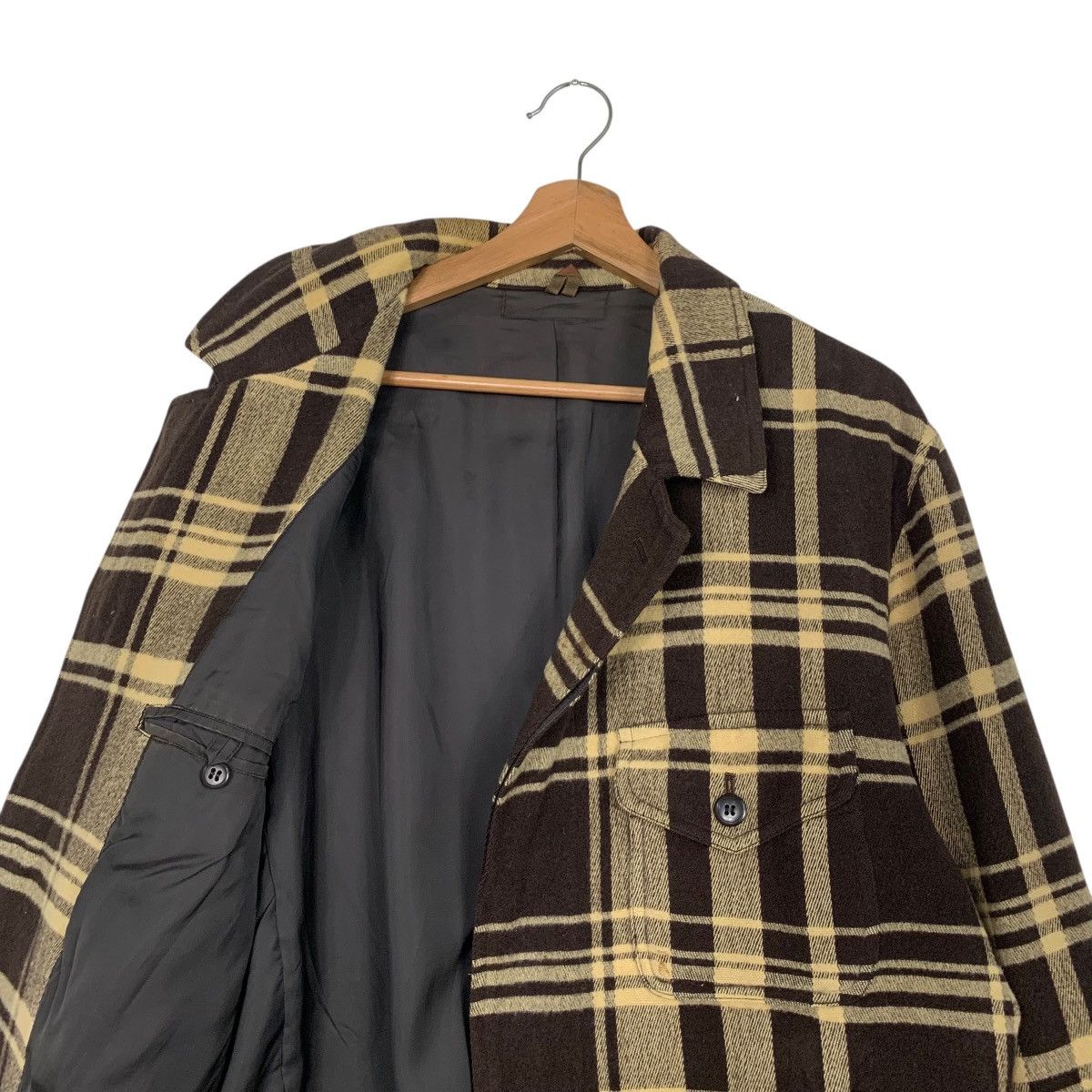 Japanese Brand Vintage PASHU SHIN HOSOKAWA Checked Flannel Jacket 2918-C132 Size US M / EU 48-50 / 2 - 10 Thumbnail