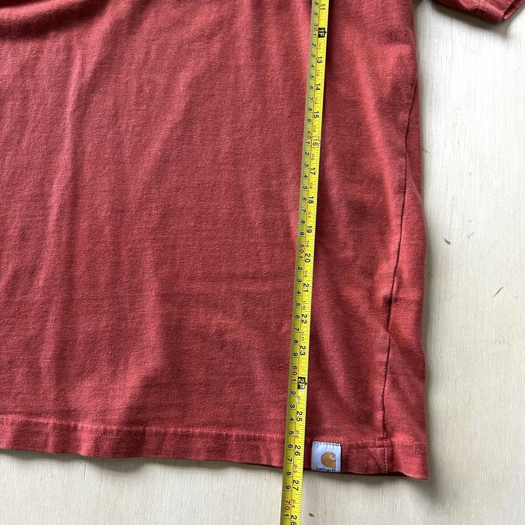 Carhartt Carhartt Shirt Mens S Red Tagless Logo Crew Neck Tee T-Shirt Size US S / EU 44-46 / 1 - 4 Thumbnail