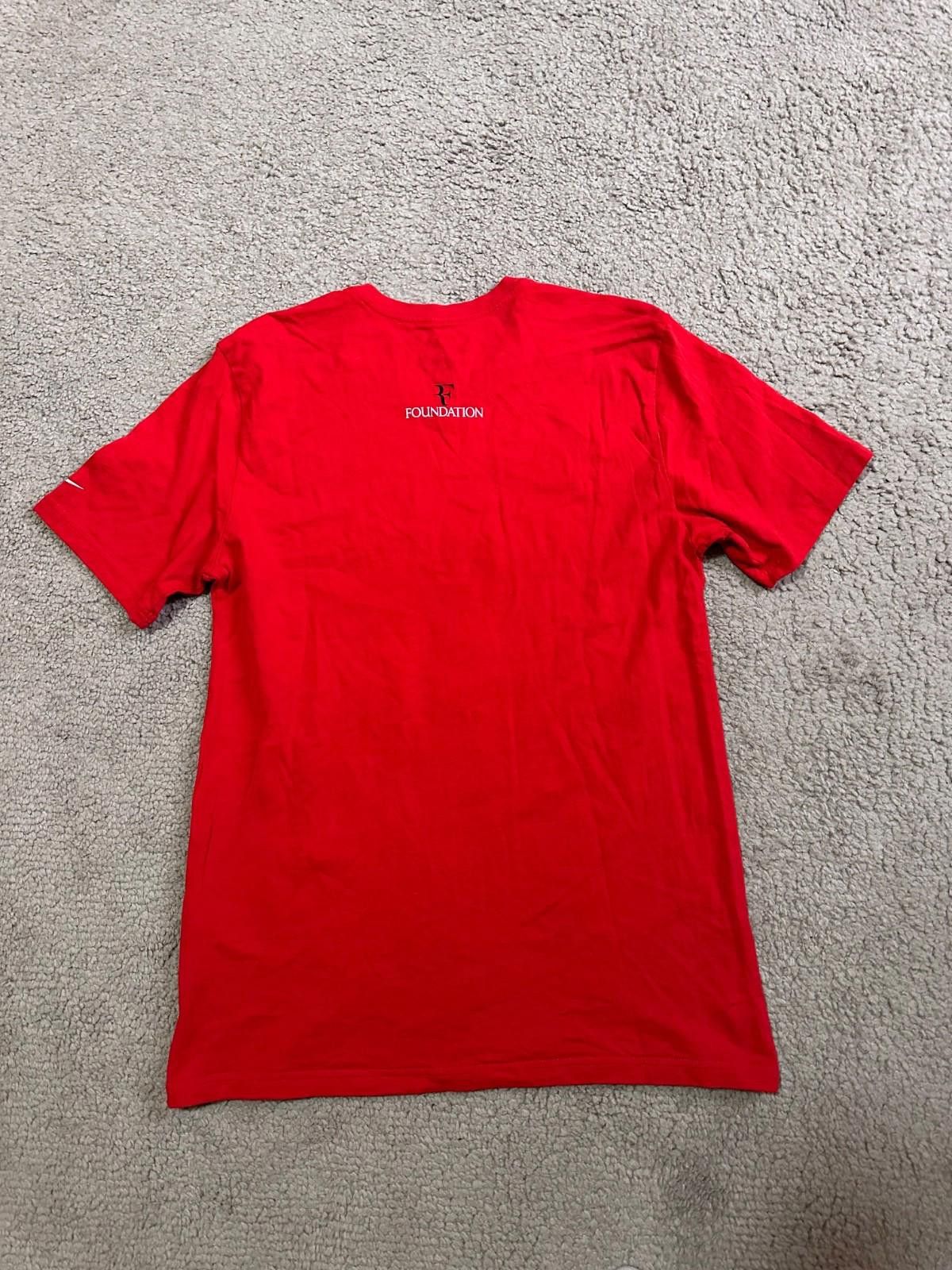 Nike Nike Roger Federer 2010 T-Shirt Men Size M Red Size US M / EU 48-50 / 2 - 7 Thumbnail