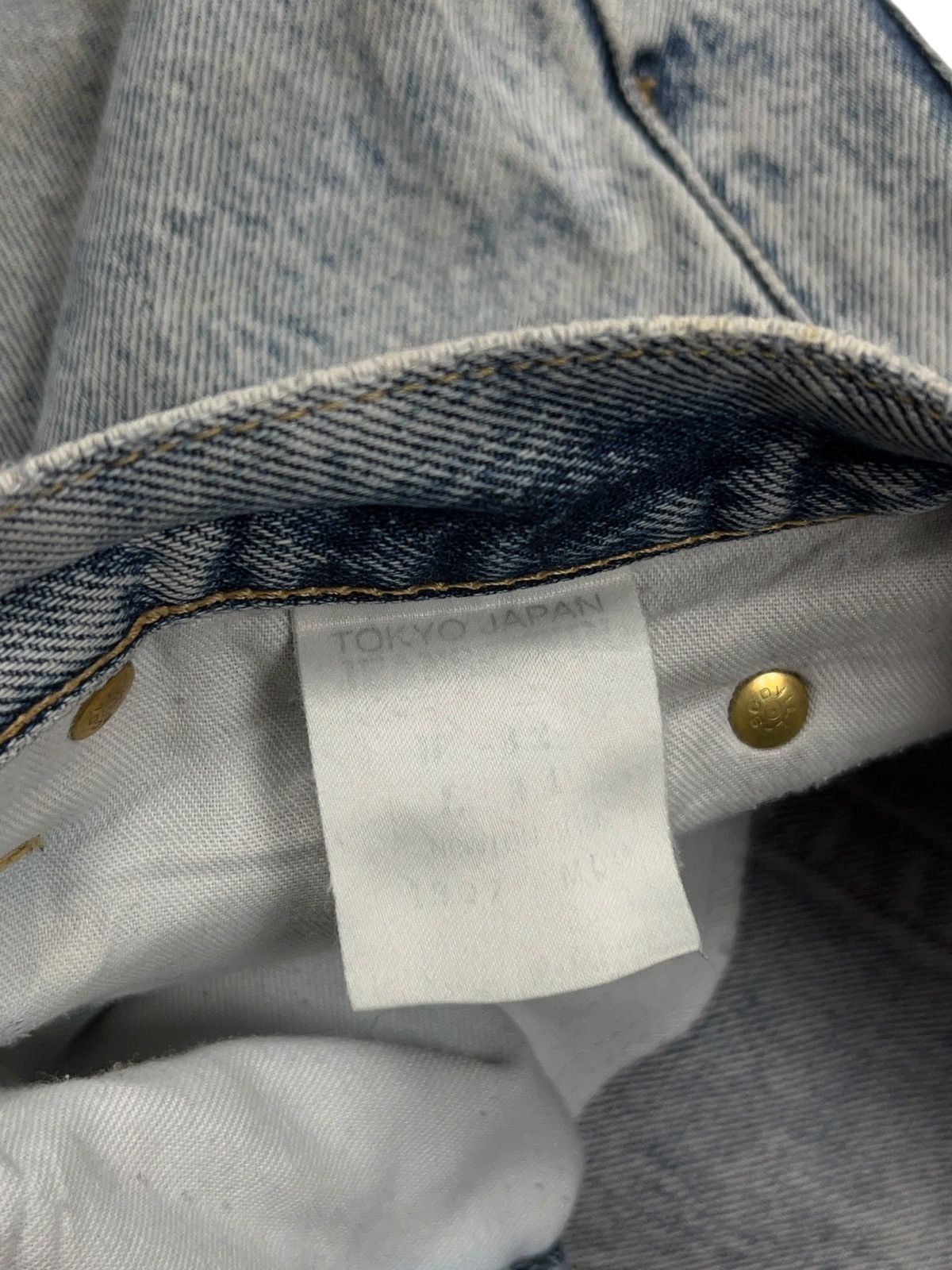 Edwin Vintage 80s Edwin Washed Denim Jeans Distressed Scovill Size US 32 / EU 48 - 14 Thumbnail