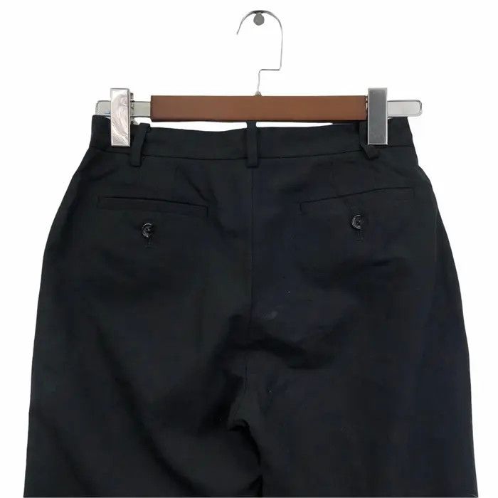 Aquascutum Vtg AQUASCUTUM LONDON Minimalist Black Casual Pant Slack Size US 30 / EU 46 - 4 Thumbnail