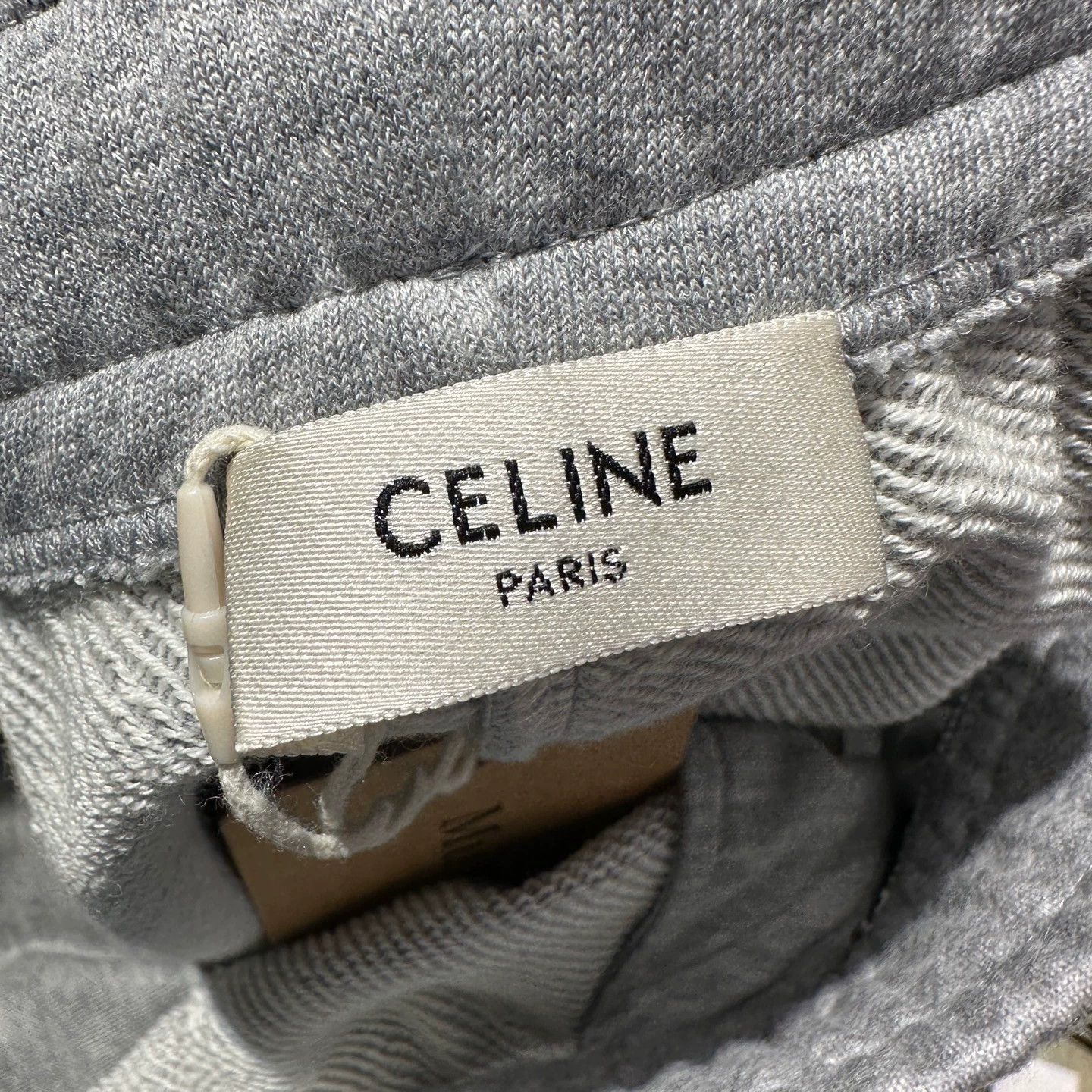 Celine Celine apr221 Triomphe embroidered logo drawstring pants M Size 27" / US 4 / IT 40 - 3 Thumbnail
