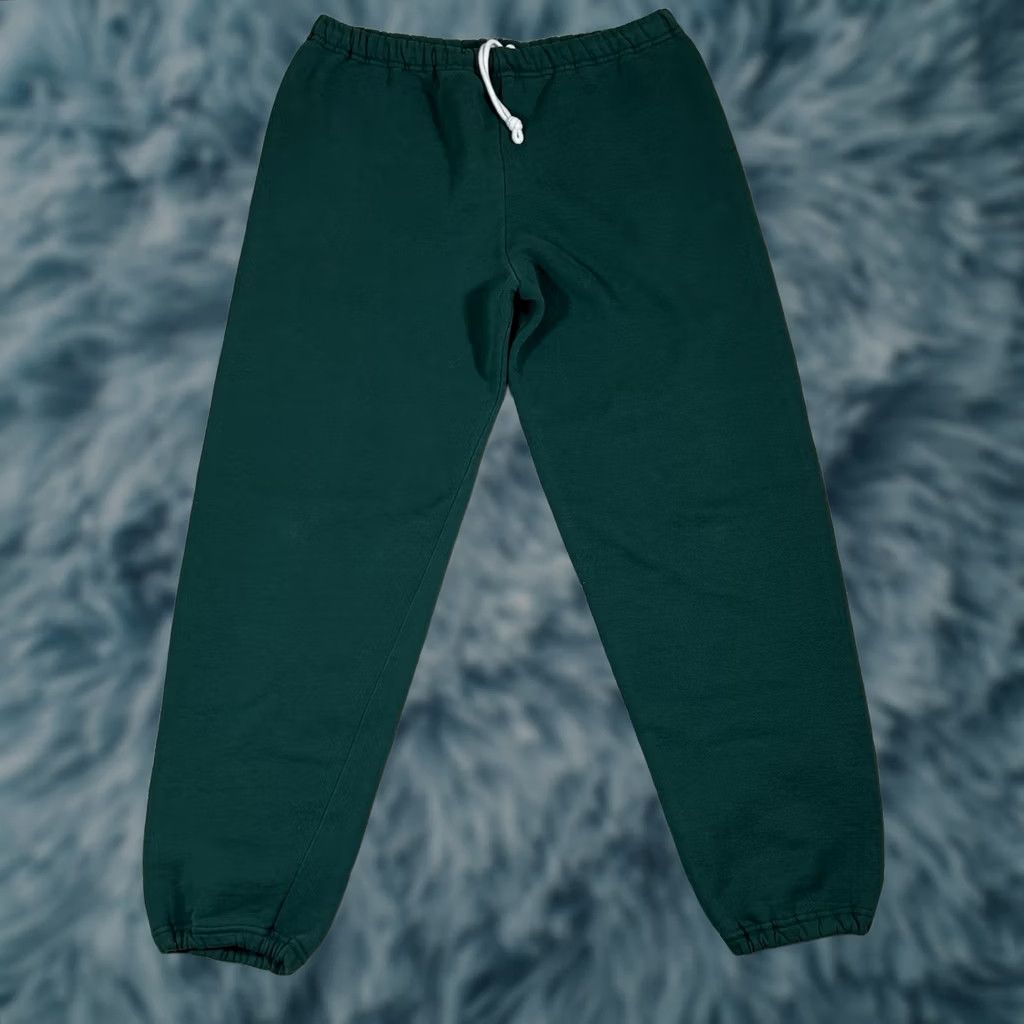Russell Athletic VINTAGE Russell Athletic Sweatpants Mens M Green Fleece Lined Made In USA Size US 31 - 1 Thumbnail