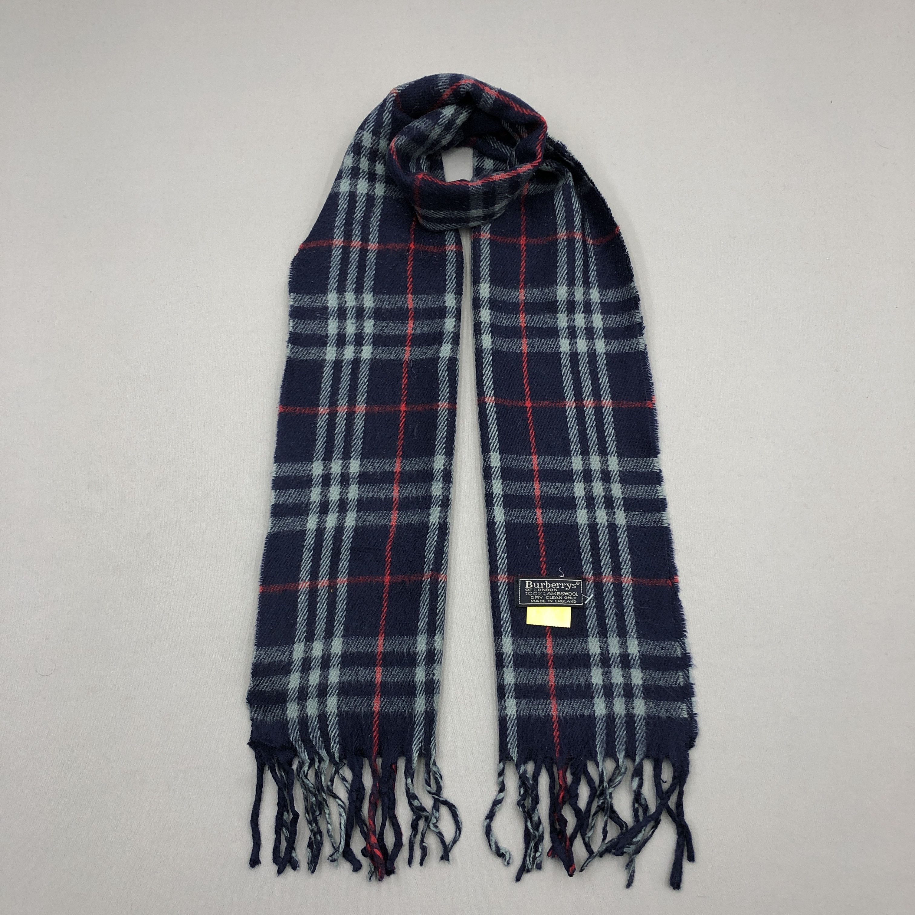 Burberry Vintage Burberry Scarf Muffler Wool Cashmere Scarves Size ONE SIZE - 1 Thumbnail