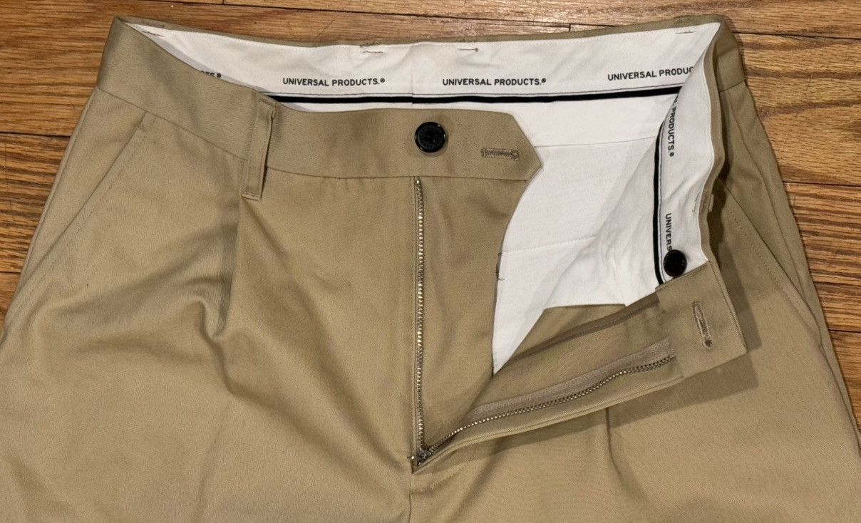 UNIVERSAL PRODUCTS. Universal Products Wide Leg Single fold cotton pants Size US 30 / EU 46 - 3 Thumbnail