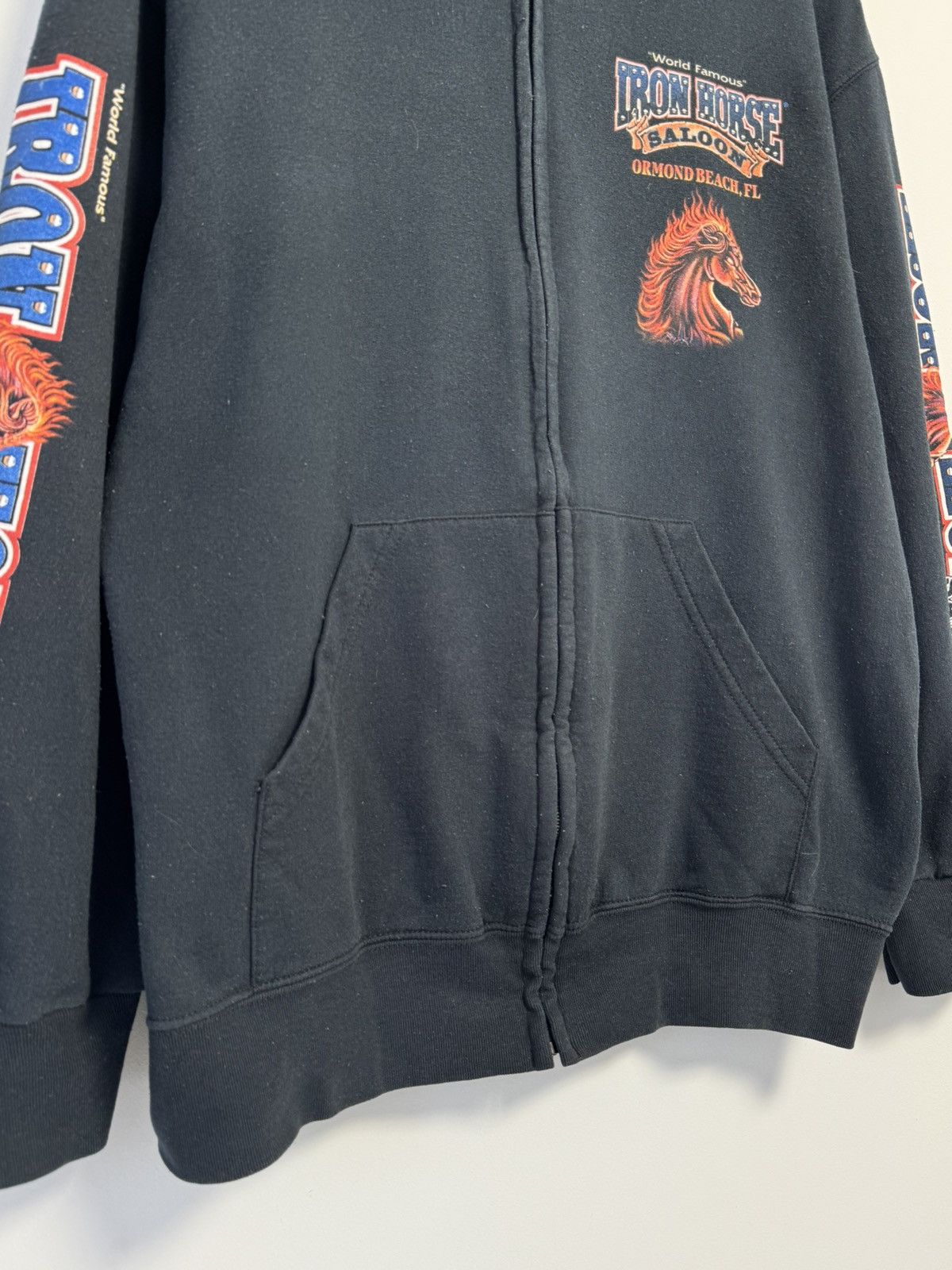 Vintage Iron Horse 2008 Bike week Zip hoodie Vintage Size US L / EU 52-54 / 3 - 5 Thumbnail