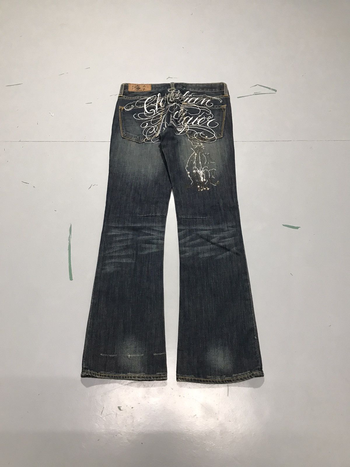 Christian Audigier Vintage christen Audigier embroidered denim Size 30" / US 8 / IT 44 - 1 Thumbnail