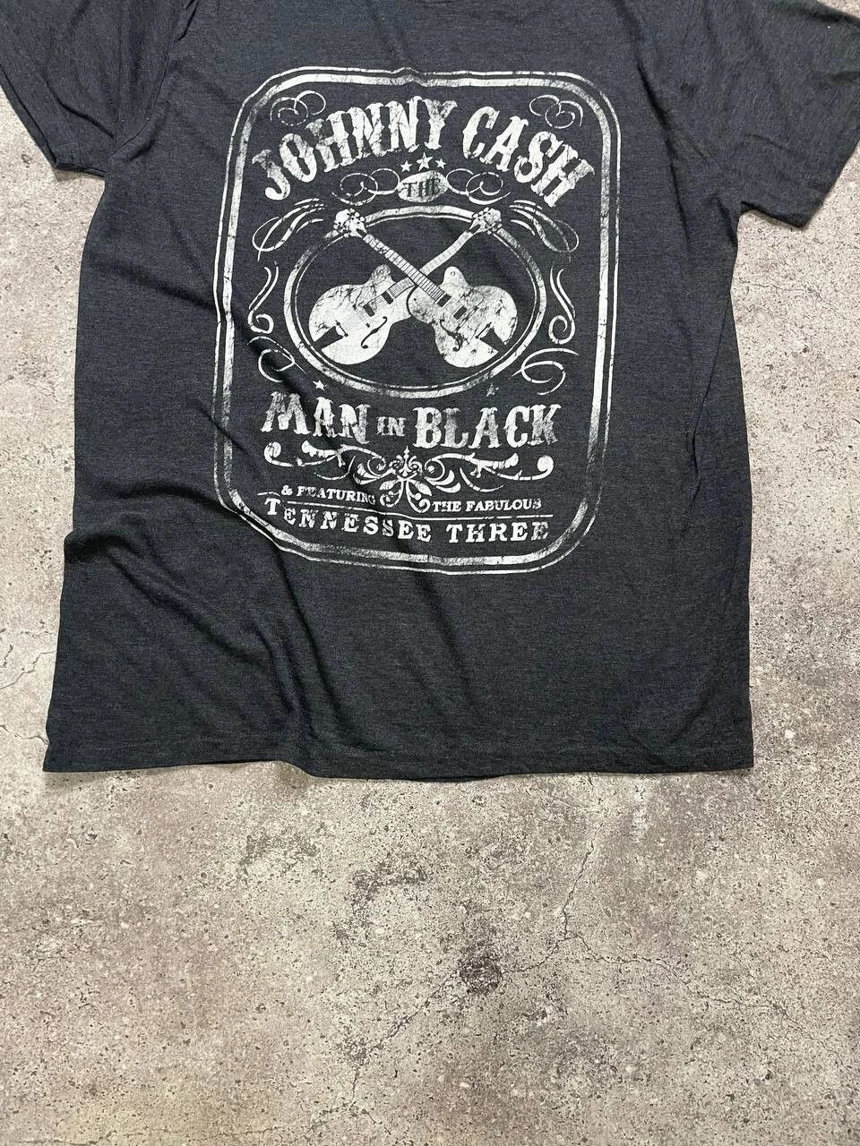 Band Tees Vintage Johnny Cash Man Tennessee Three T-Shirt Size XL Size US XL / EU 56 / 4 - 3 Thumbnail