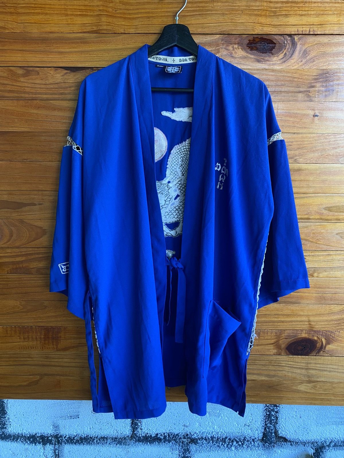 Dogtown Vintage Dog Town Dragon Embroidered Kimono Robe XLarge Japan Size US XL / EU 56 / 4 - 16 Thumbnail