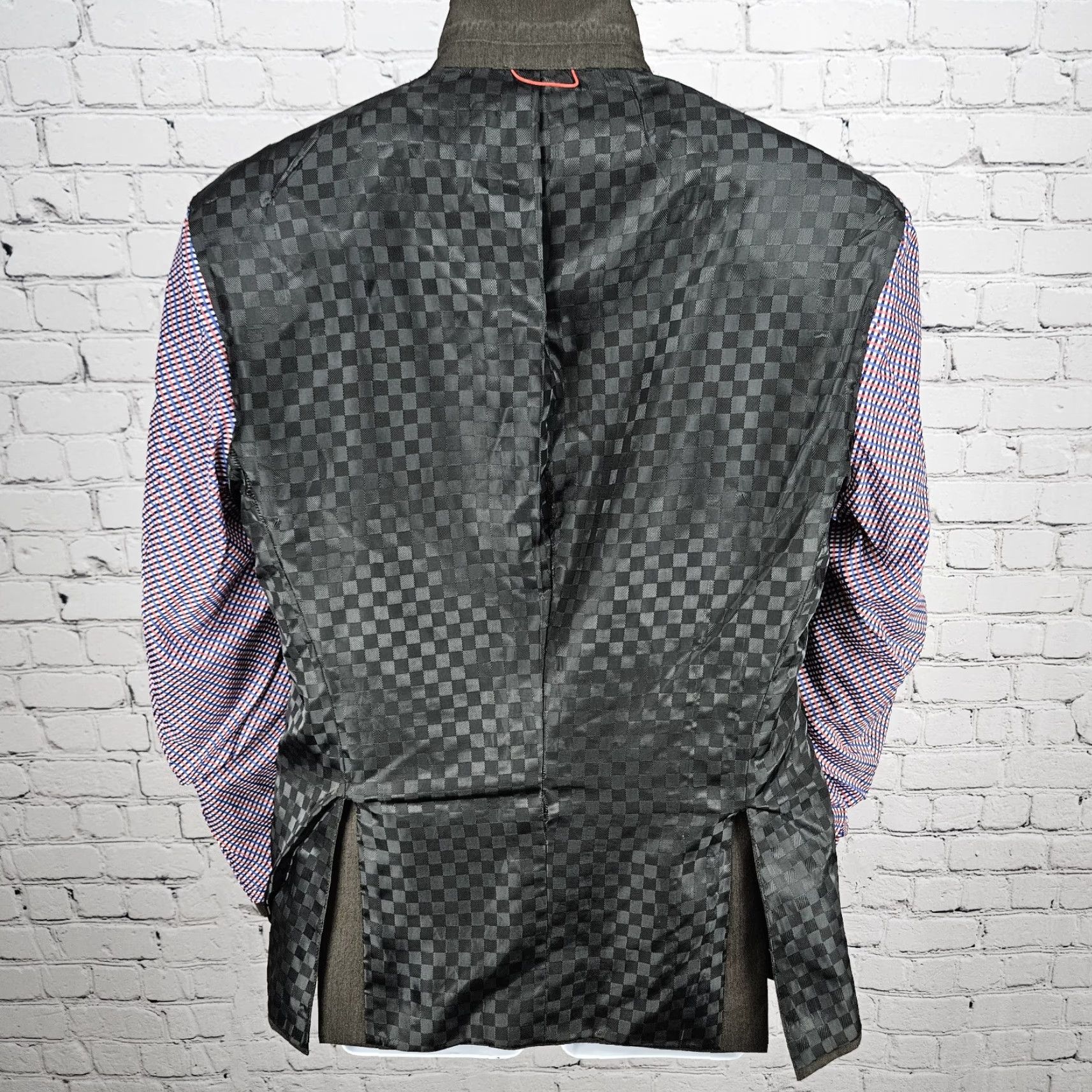 Billy London VINTAGE Billy London Brown 2 Button Double-Vented Notch Blazer Sport Coat Jacket 38S Mens Regular Brown Solid 2 Piece Jacket Size 38 Size 38R - 6 Thumbnail