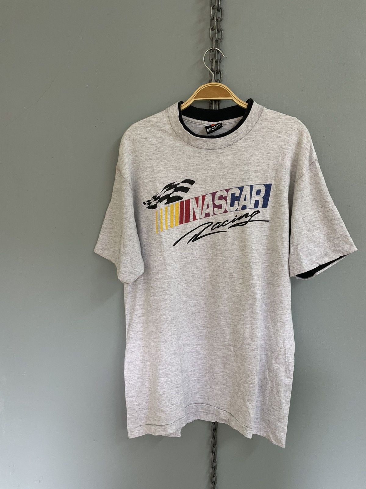 NASCAR Vintage 90s Nascar Racing t shirt Size US L / EU 52-54 / 3 - 1 Thumbnail