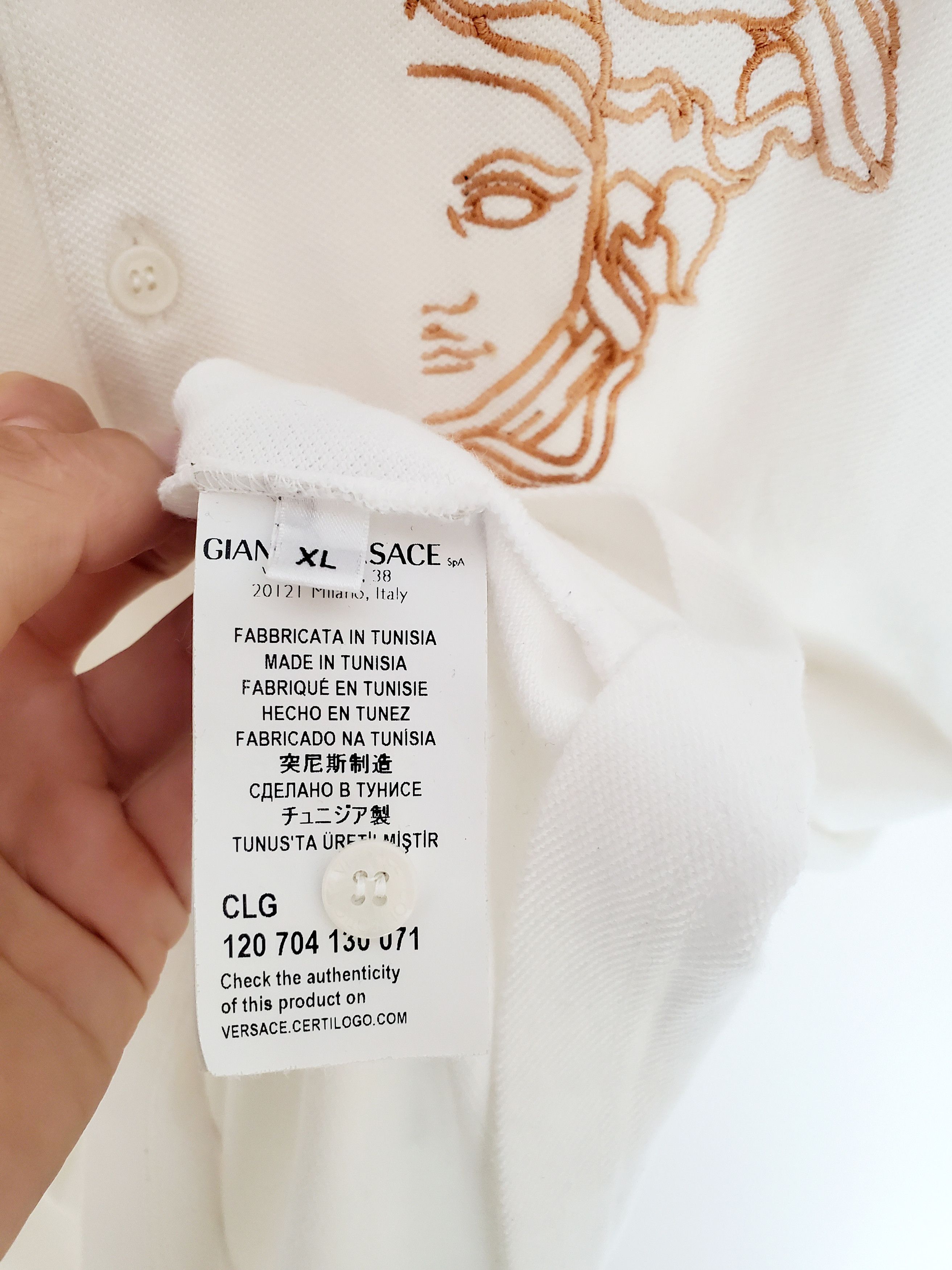Versace Versace Collection polo shirt tee Medusa M perfect conditio Size US M / EU 48-50 / 2 - 4 Thumbnail