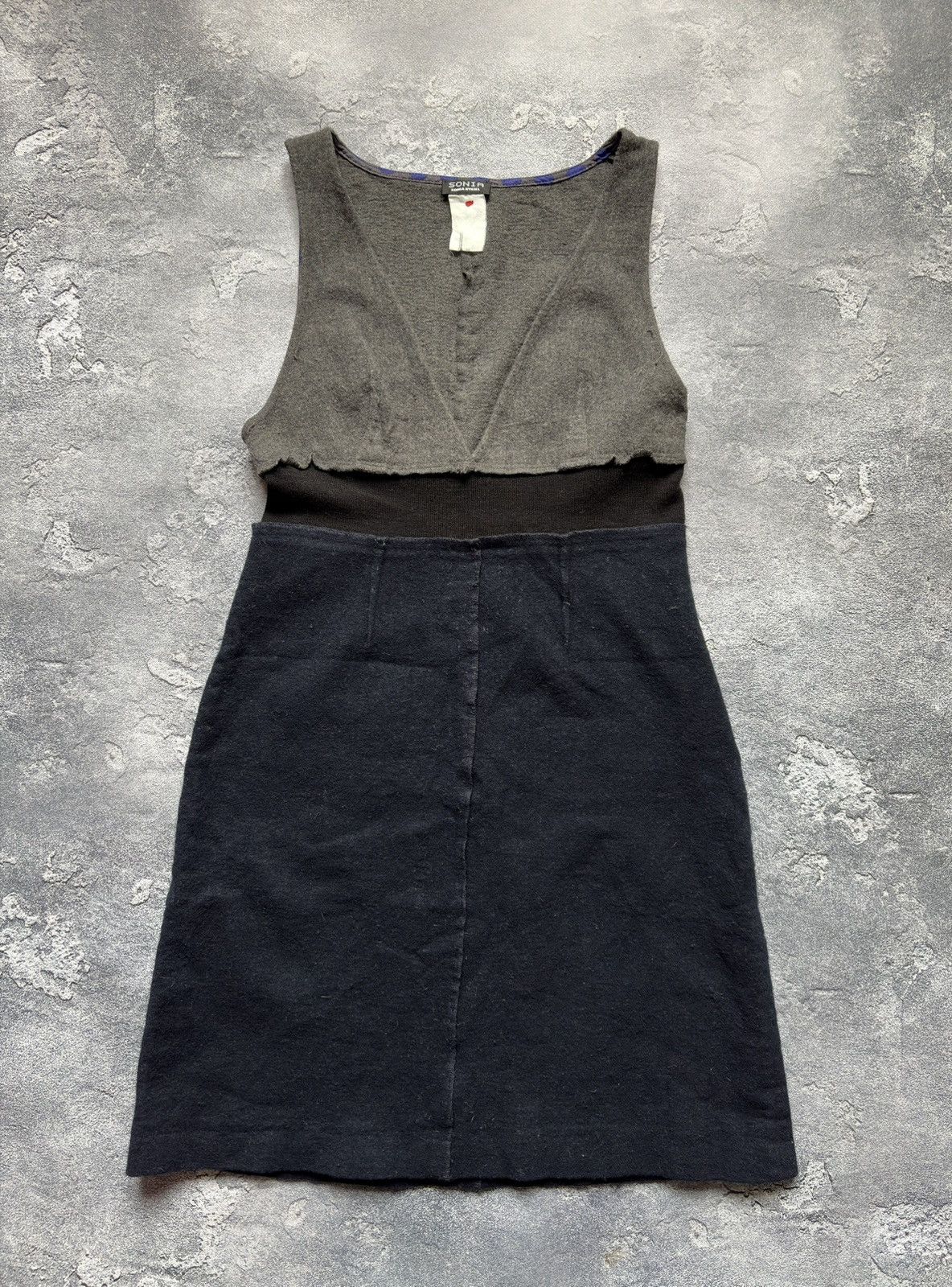 Sonia Rykiel Vintage Sonia Rykiel Luxury Women’s Wool Dress Rare Size M / US 6-8 / IT 42-44 - 1 Thumbnail