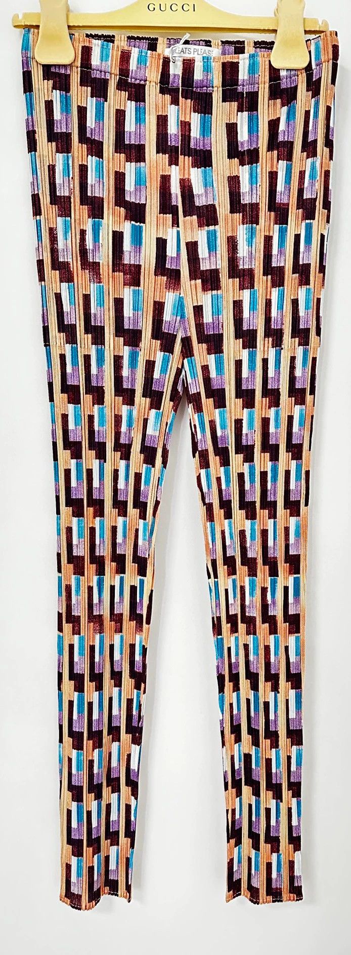Issey Miyake Geometric Print Leggings - dmc