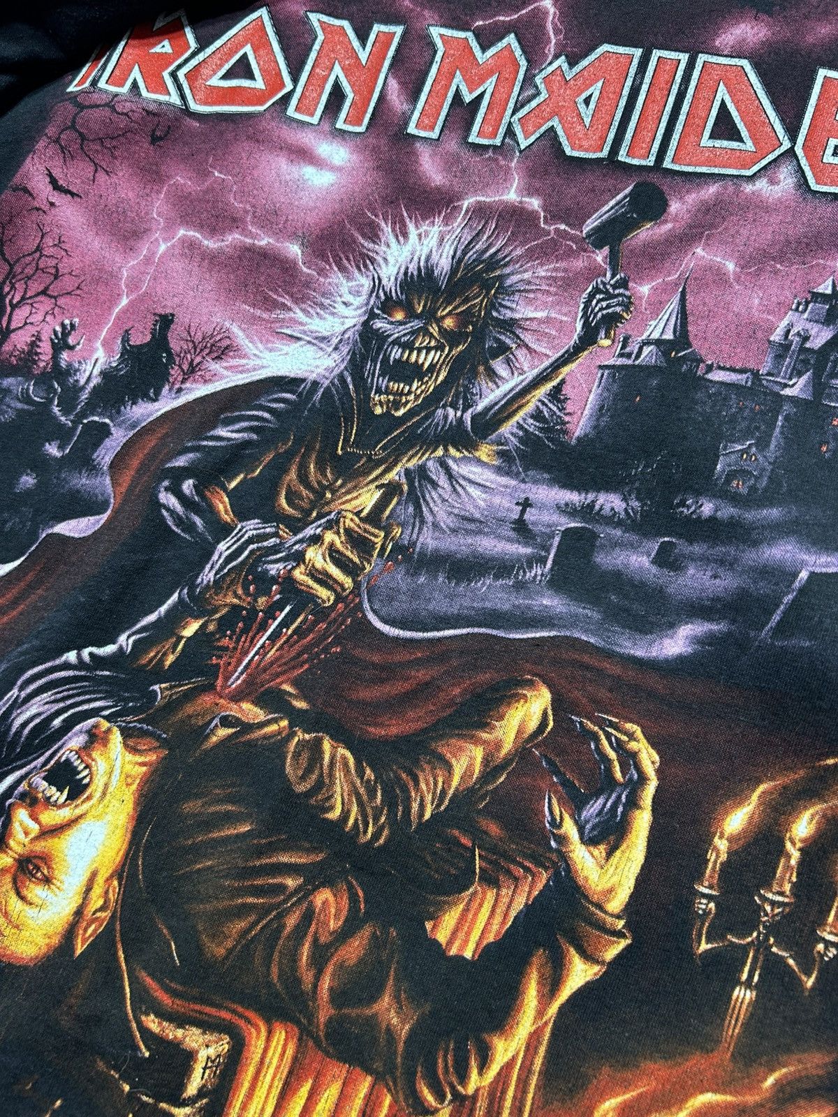 Band Tees Vintage 2010 Iron Maiden Band Thrash T-Shirt Size L Size US L / EU 52-54 / 3 - 9 Thumbnail