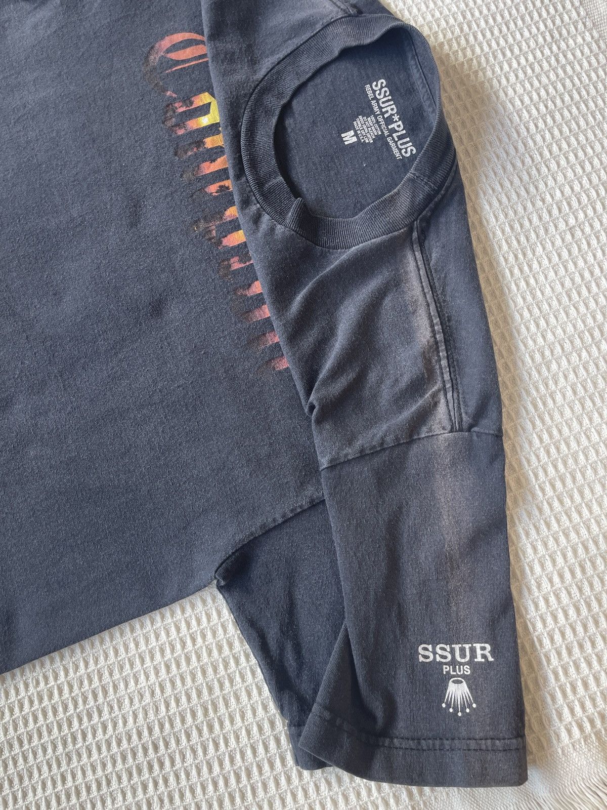 SSUR Sun Faded 🔥SSUR*PLUS🔥Compton Faded Black Tshirt Size US M / EU 48-50 / 2 - 8 Thumbnail